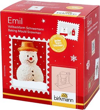 RBV Birkmann 3D Backform Emil der Schneemann