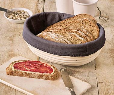 Produktbild RBV Birkmann Bezug für Gärkörbchen LAIB&SEELE Oval 24cm 2 von 2