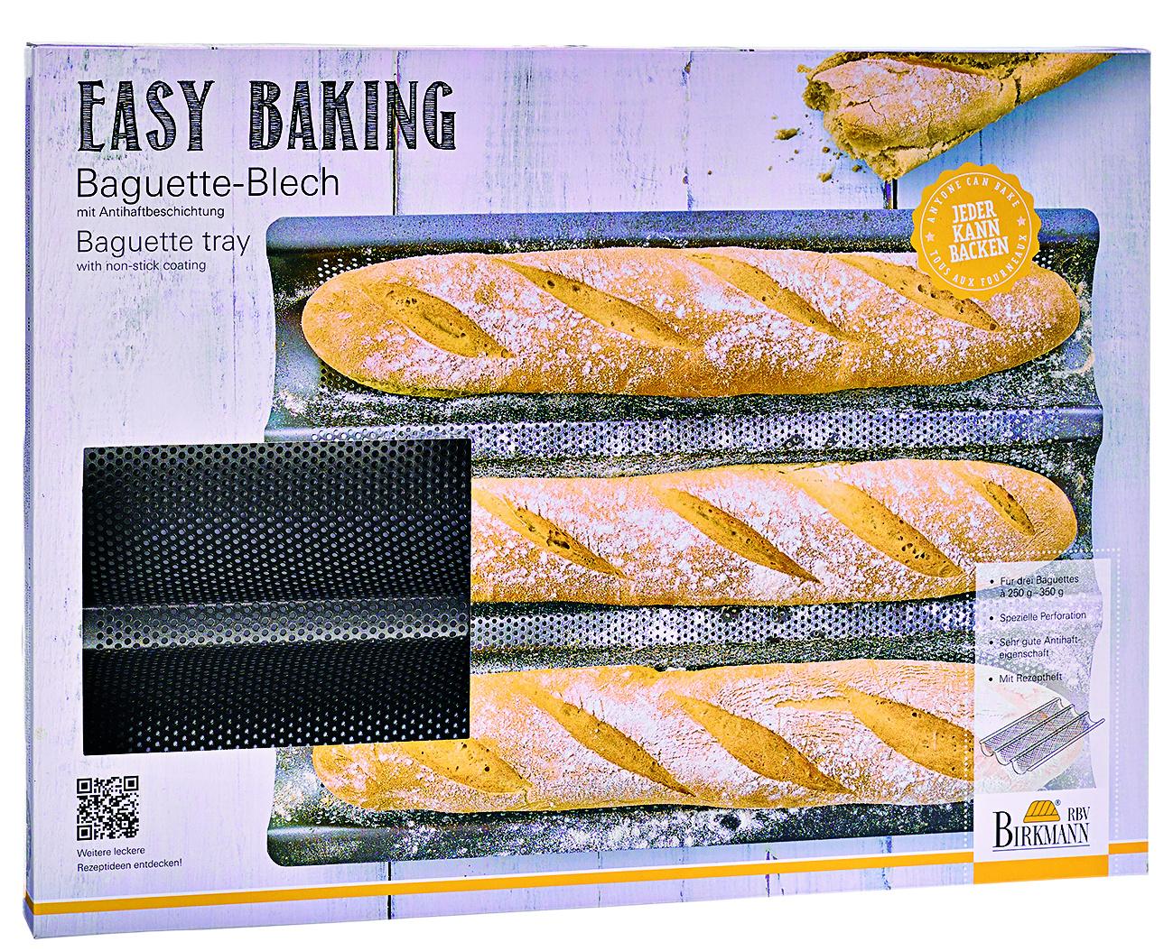 RBV BIRKMANN Baguettebackblech EASY BAKING
