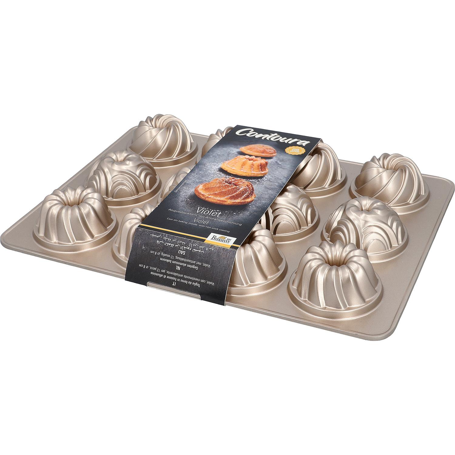 Produktbild RBV BIRKMANN Muffinform Gugelhupf Violet Contoura 12er 2 von 7
