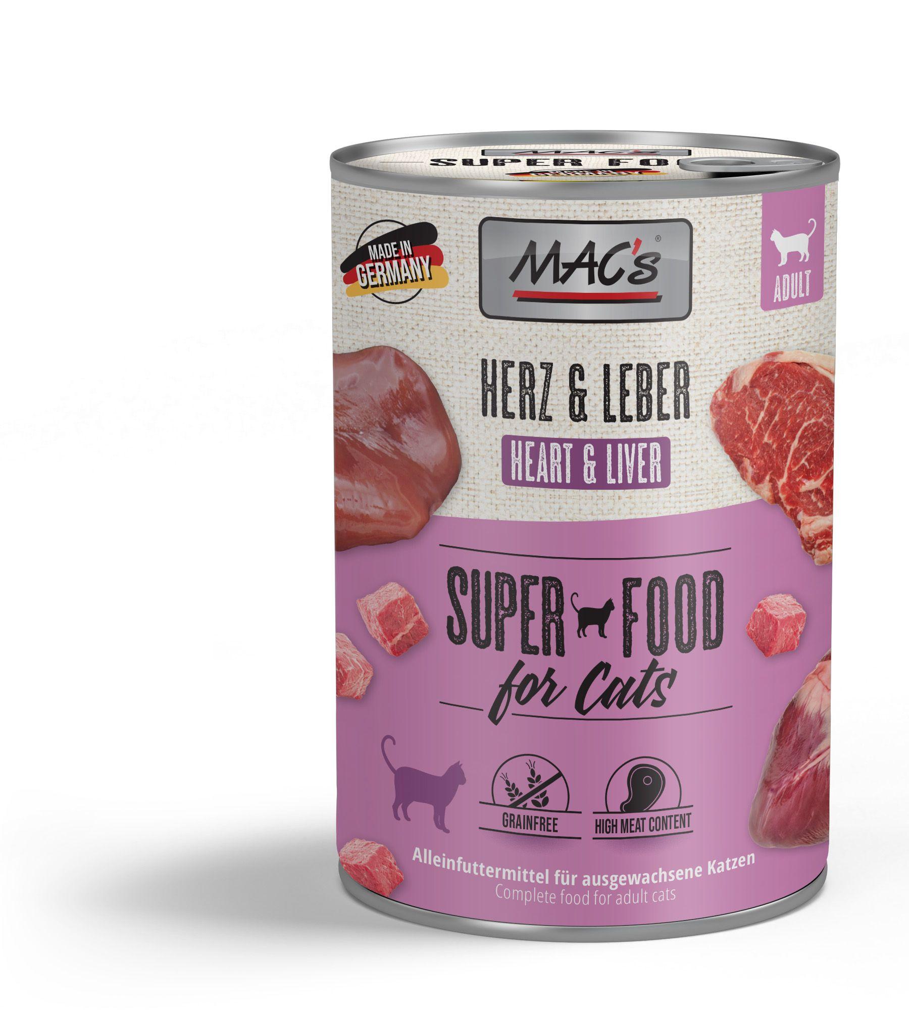 MAC's CAT Katzennassfutter Herz&Leber