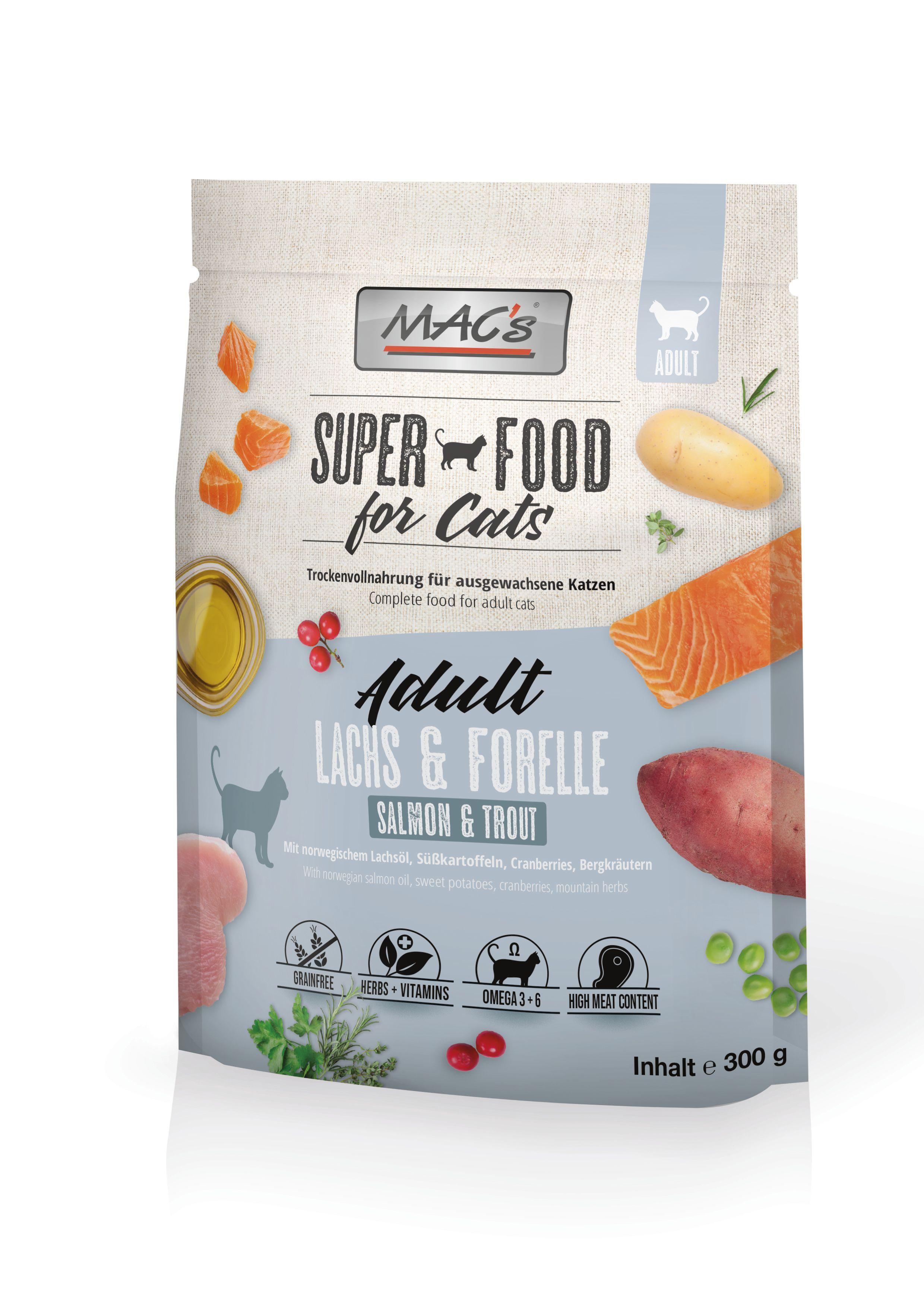 MAC's CAT Katzentrockenfutter Lachs&Forelle