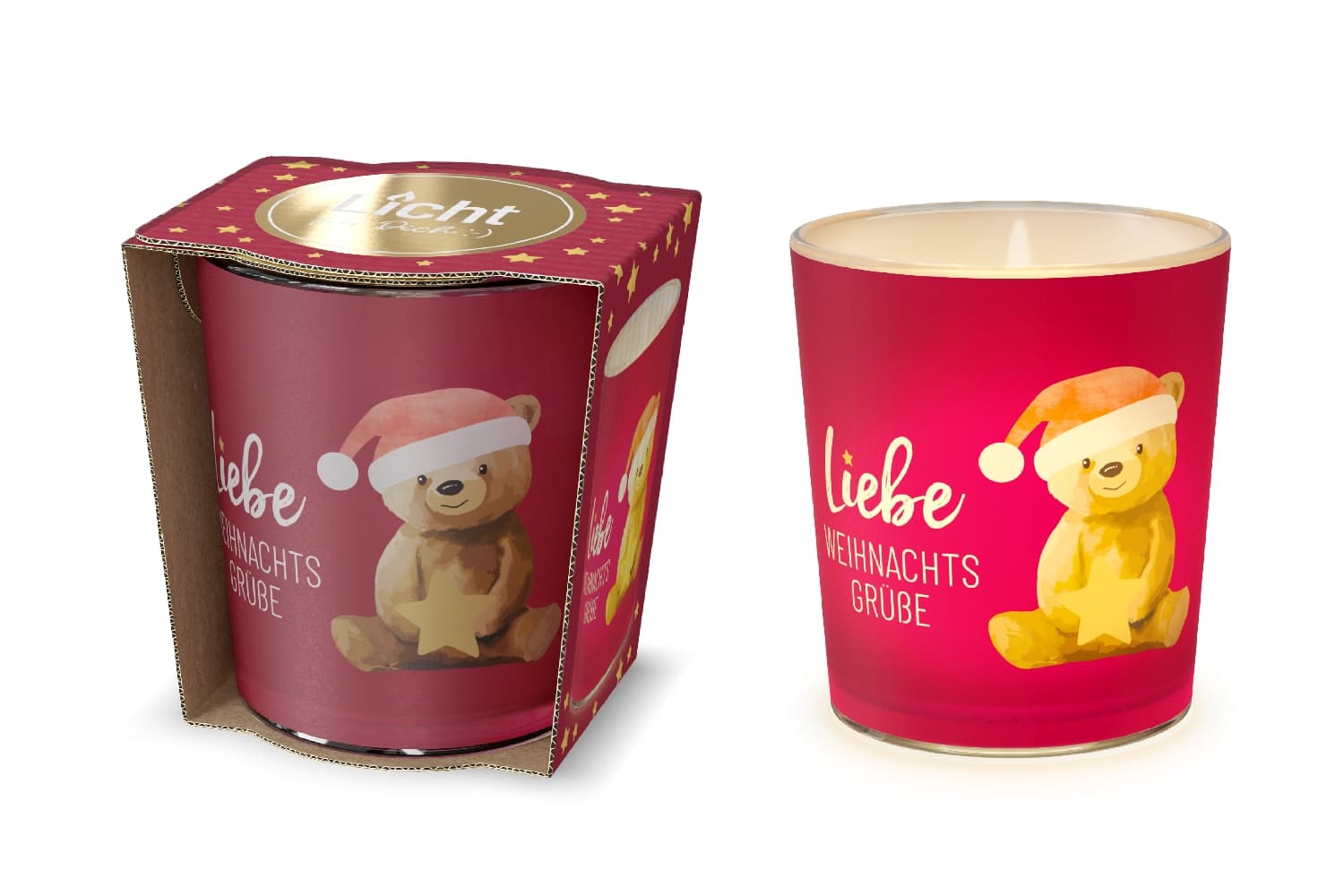 Geschenk für Dich Licht Happy Liebe Weihnachts Grüße