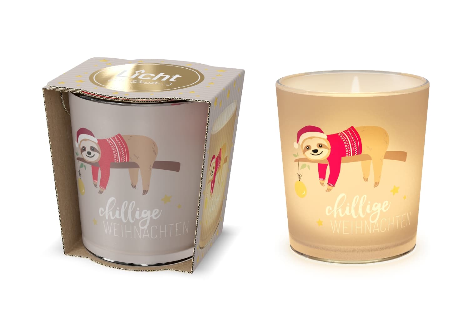 Geschenk für Dich Licht Happy Chillige Weihnachten 