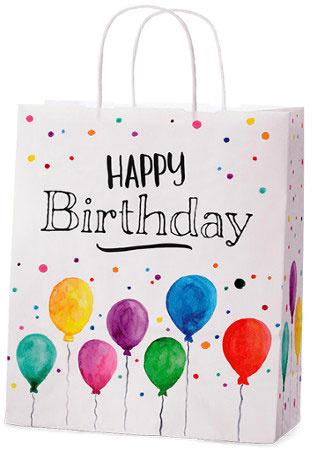 Geschenk für Dich Geschenktüte Happy Birthday 18x8 cm