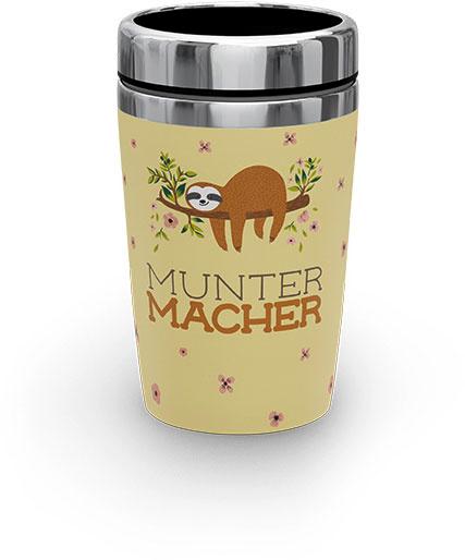 Geschenk für Dich Thermo Togo Muntermacher 0,24 l