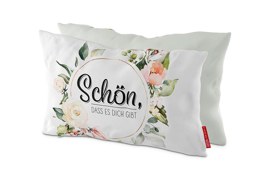 Geschenk für Dich Kissen"Schön, dass es dich gibt"25x40 cm