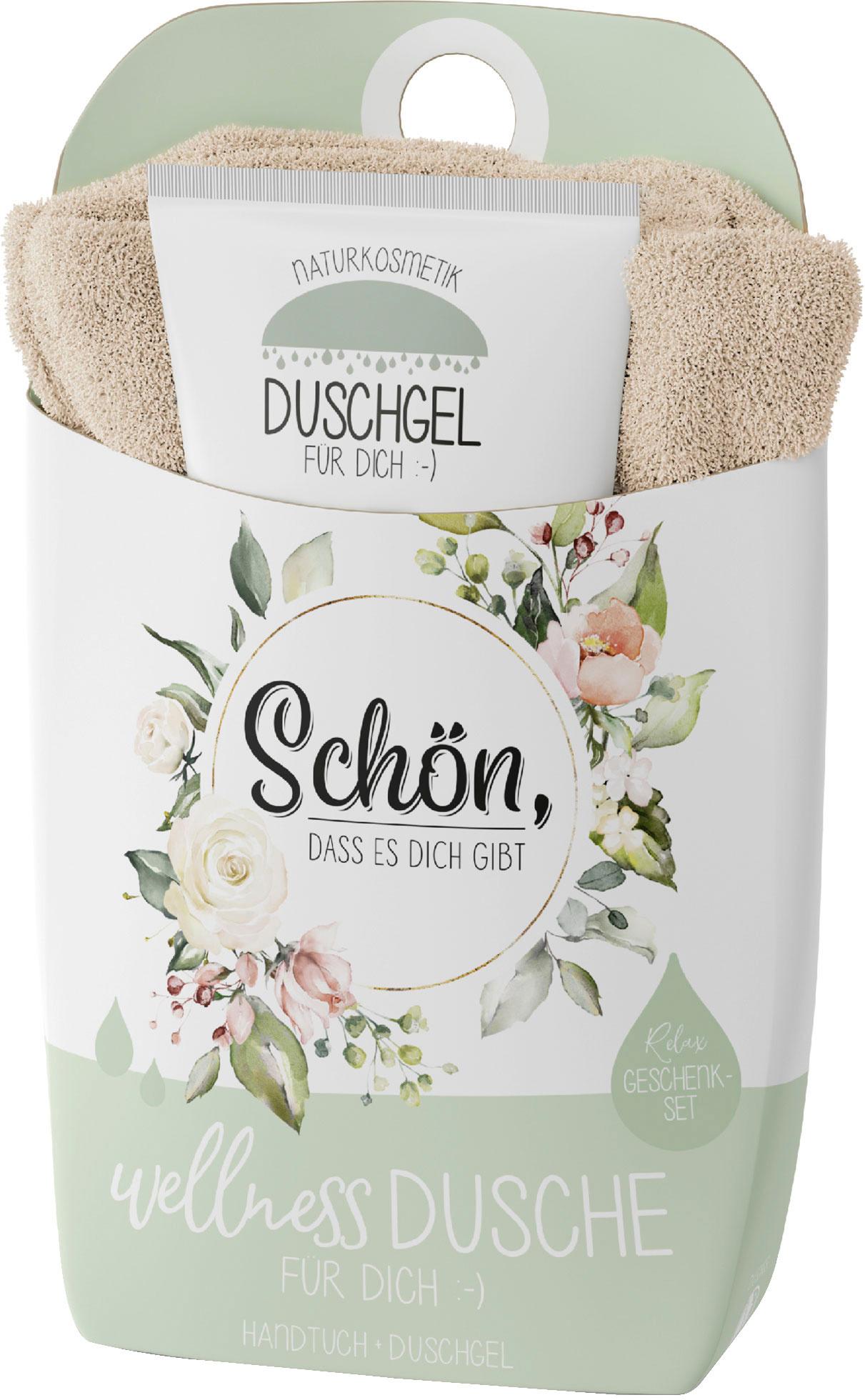 Geschenk für Dich Wellness Set Duschgel mit kl. Handtuch
