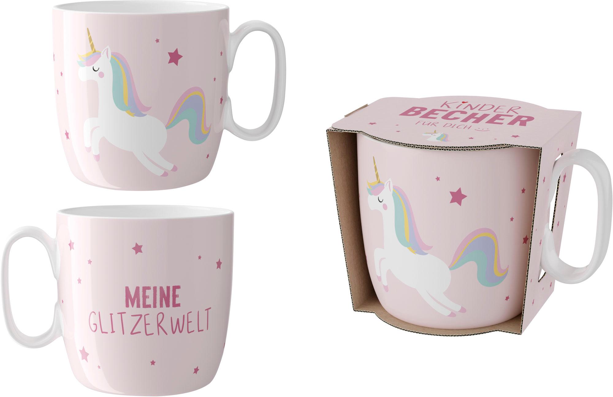 Geschenk für Dich Kinderbecher Einhorn