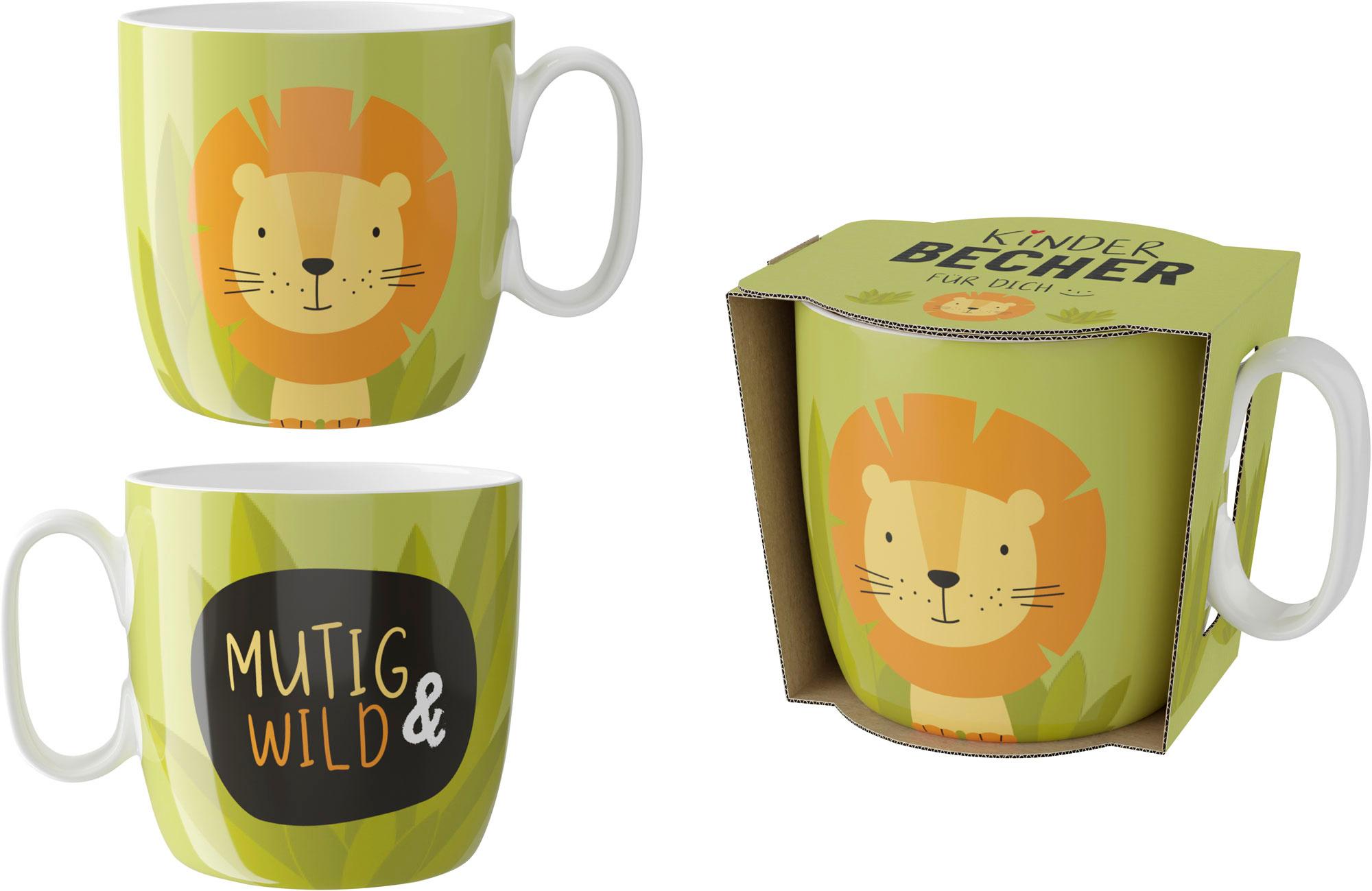 Geschenk für Dich Kinderbecher Löwe