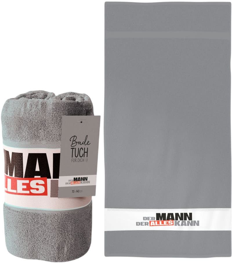 Geschenk für Dich Badetuch Mann kann