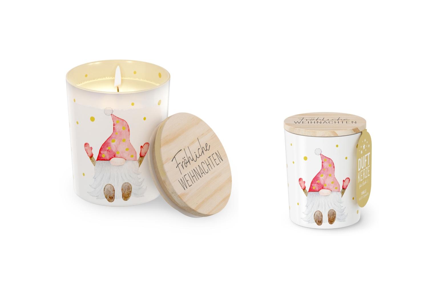 Geschenk für Dich Duftkerze Wichtel