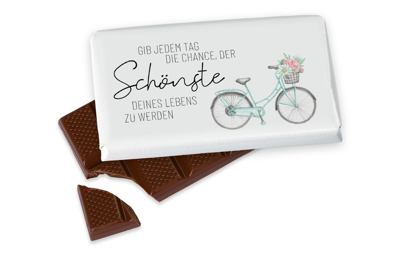 Geschenk für Dich Schokolade Gib jeden Tag die Chance, der Schönste deines Lebens zu sein