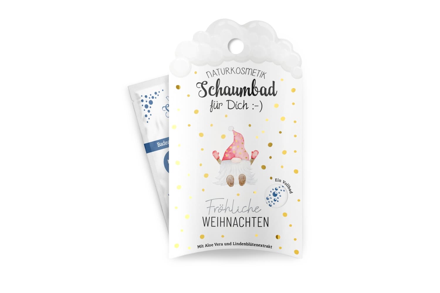 Geschenk für Dich Schaumbad Wichtel