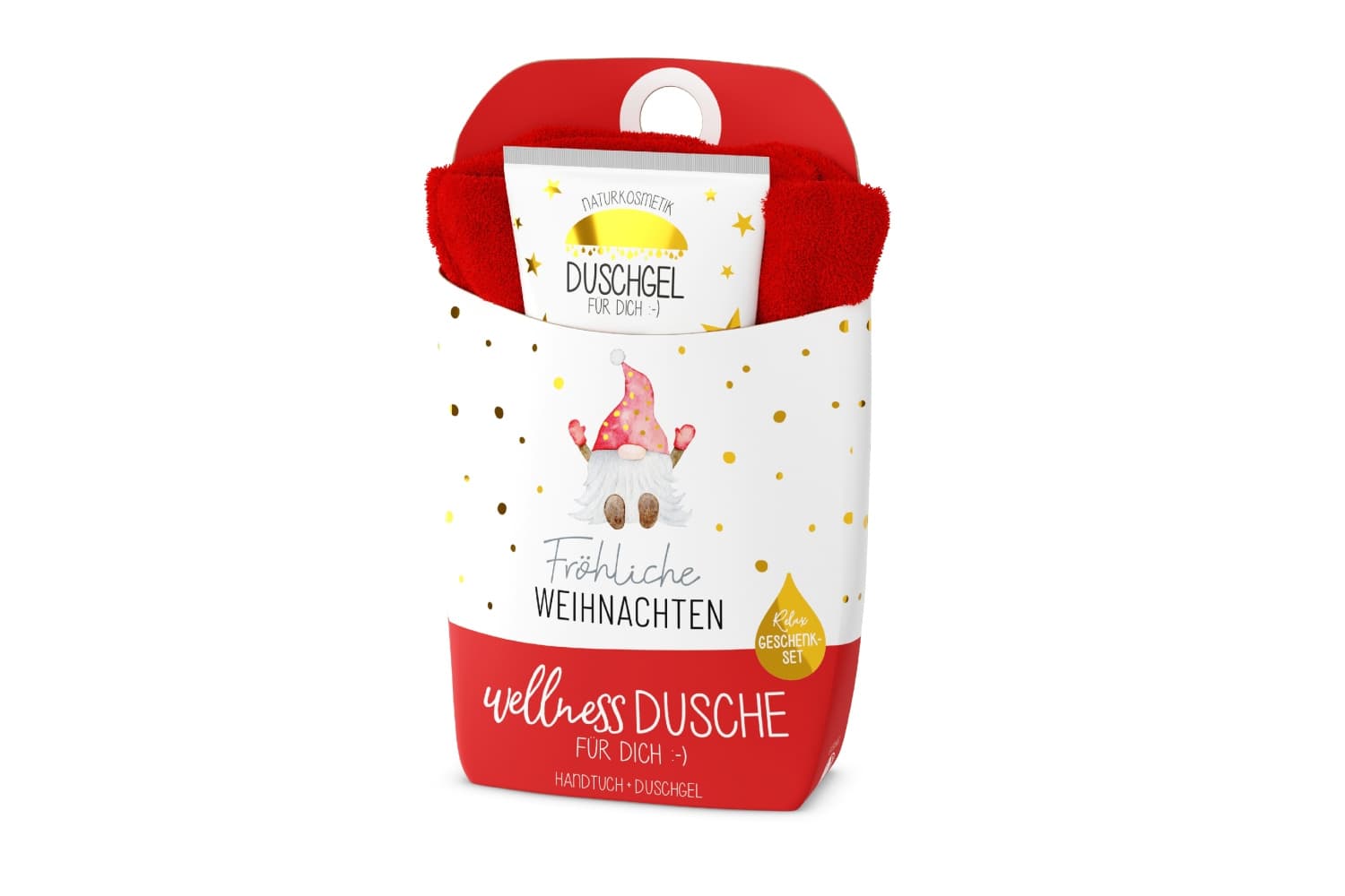 Geschenk für Dich Wellnessdusche Wichtel