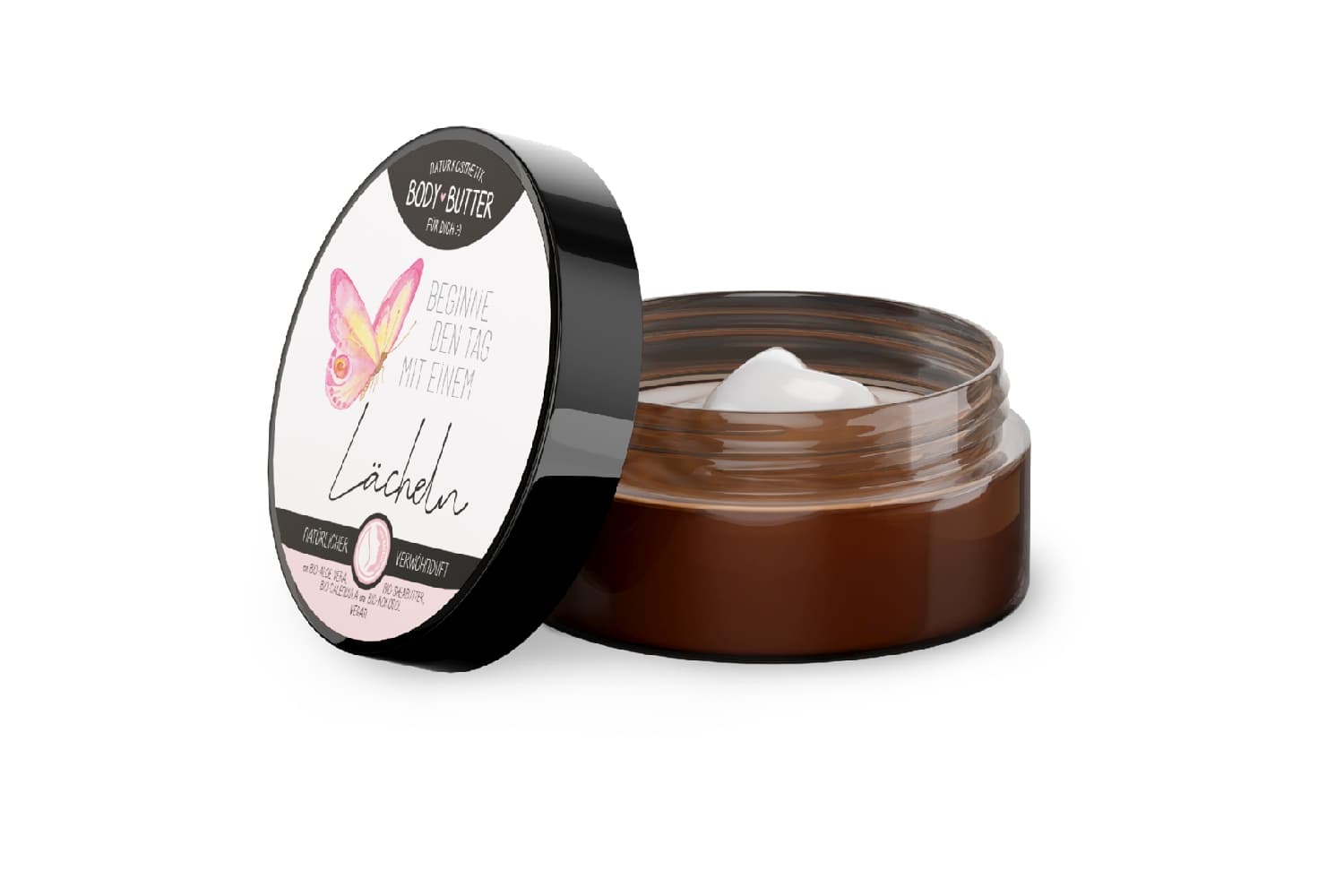 Geschenk für Dich Bodybutter Beginne den Tag mit einem Lächeln