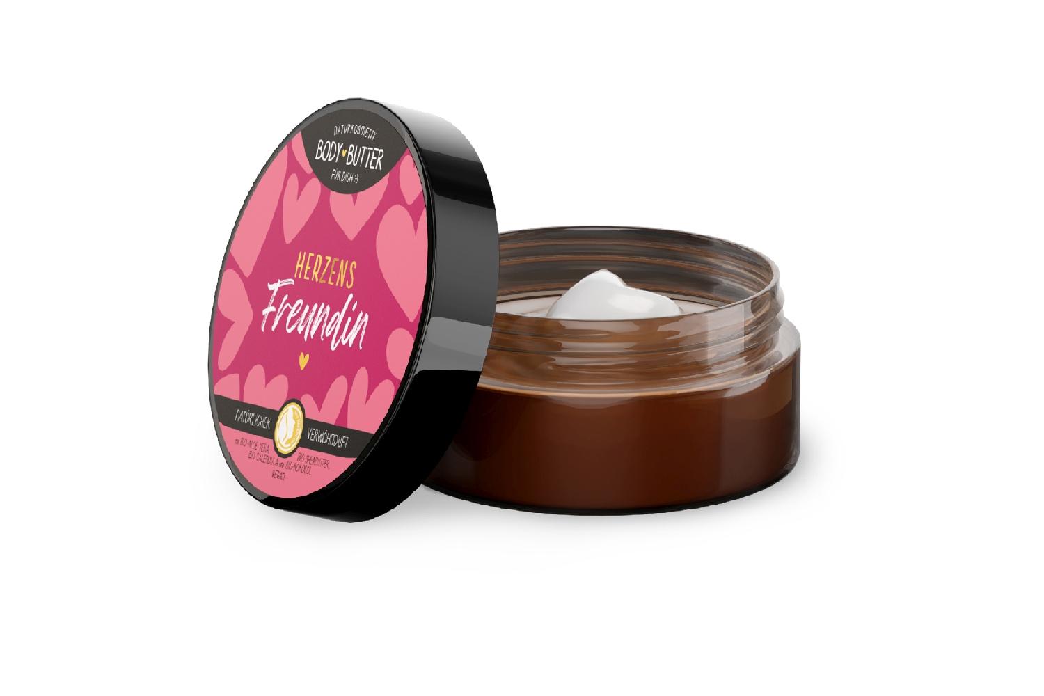 Geschenk für Dich Bodybutter Herzens Freundin