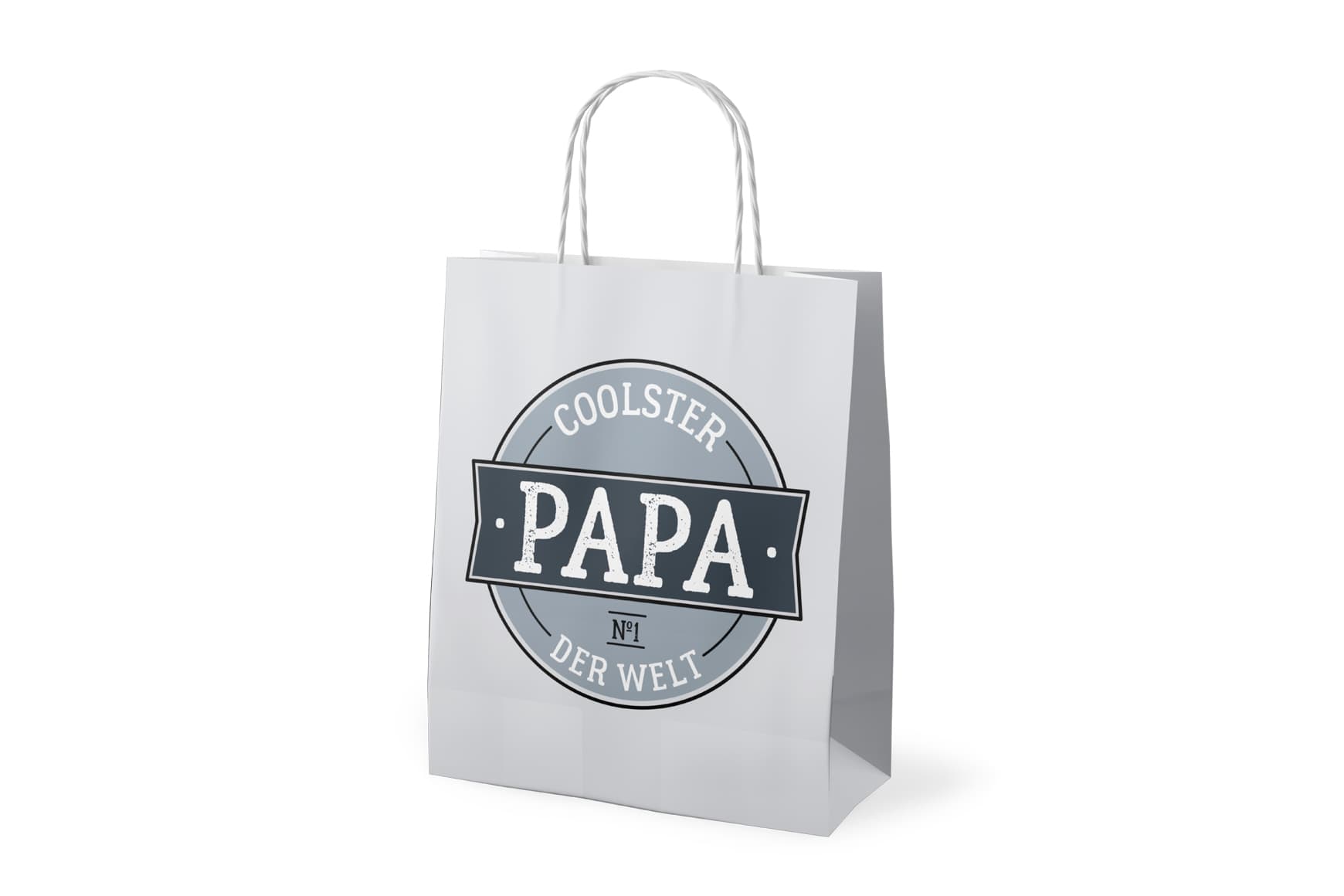Geschenk für Dich Geschenktüte Coolster Papa der Welt