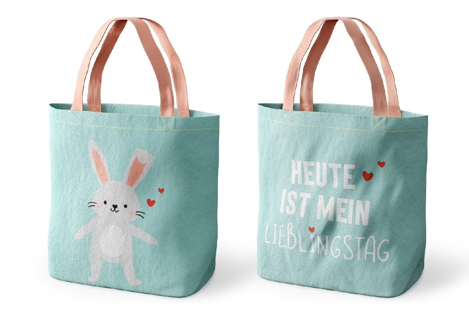 Geschenk für Dich Minishopper Hase