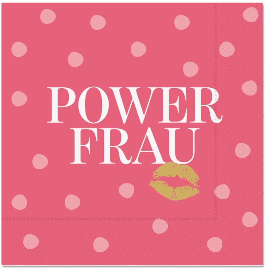 Geschenk für Dich Serviette Kussmund 33x33cm