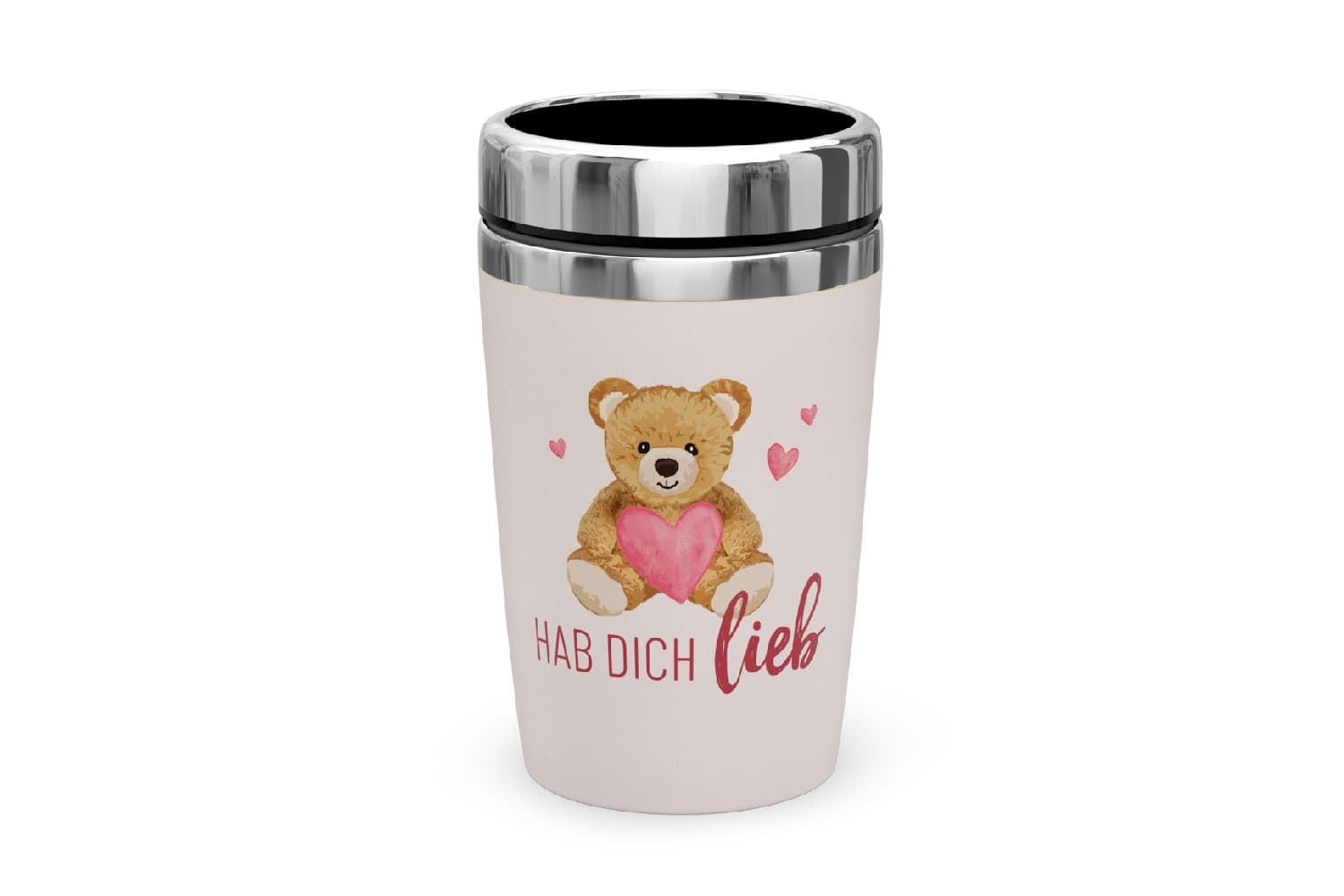 Geschenk für Dich Becher To Go Hab dich lieb 240ml 
