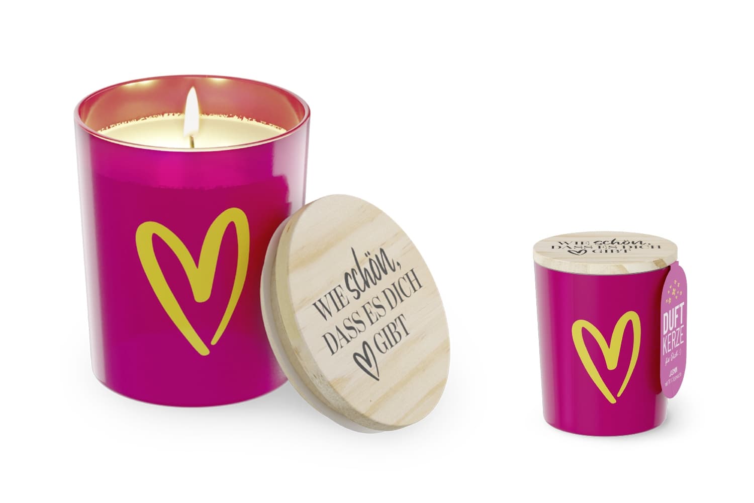 Geschenk für Dich Duftkerze Wie schön, dass es dich gibt