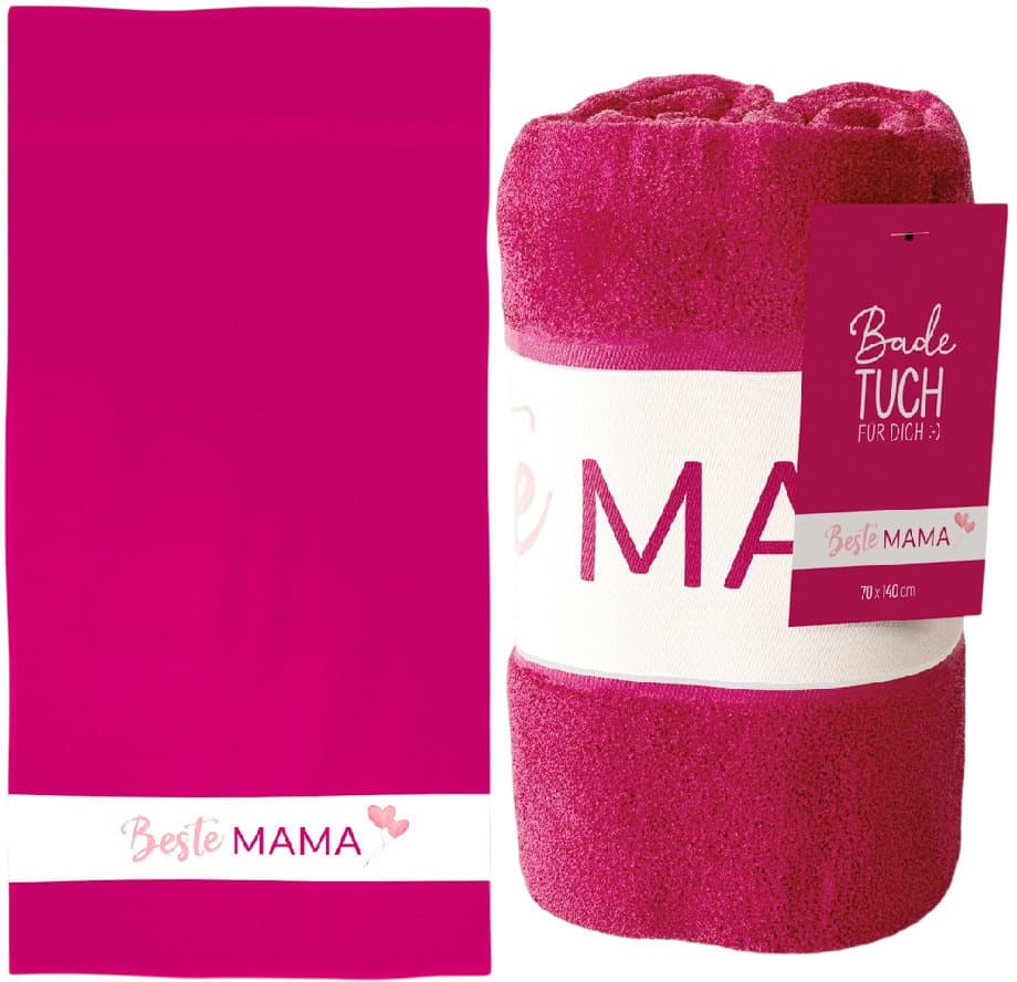 Geschenk für Dich Badetuch Beste Mama