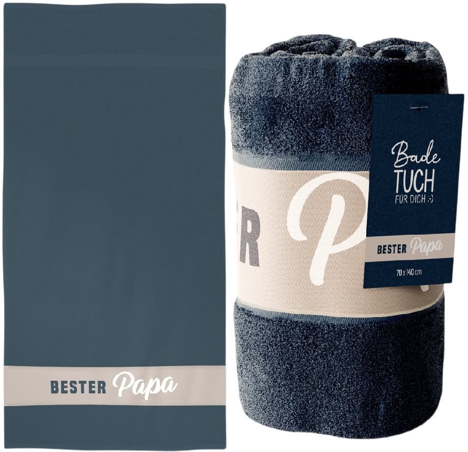 Geschenk für Dich Badetuch Bester Papa