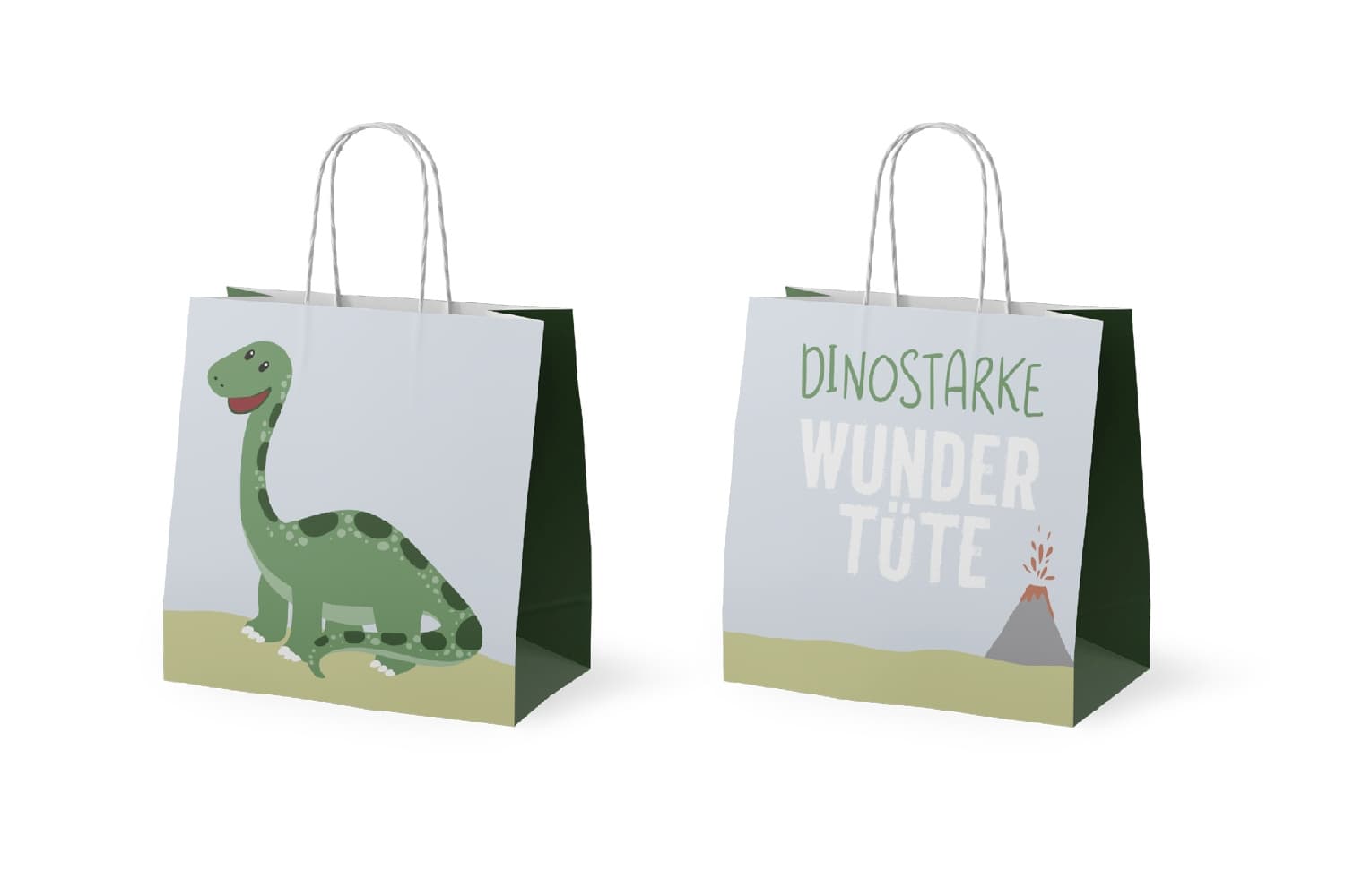 Geschenk Für Dich Geschenktüte Dino