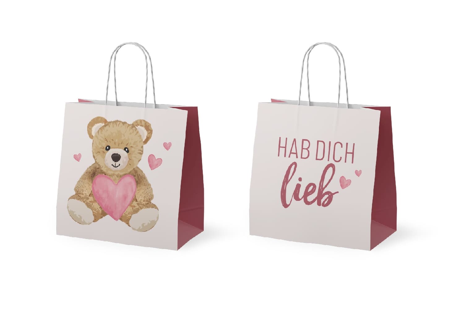 Geschenk Für Dich Geschenktüte Teddy