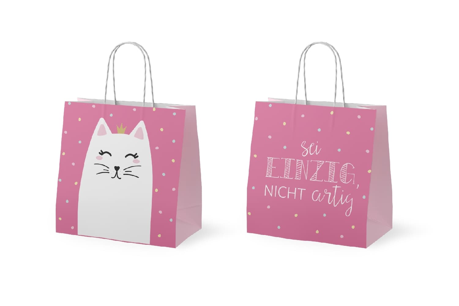 Geschenk für Dich Geschenktüte Sei einzig, nicht artig