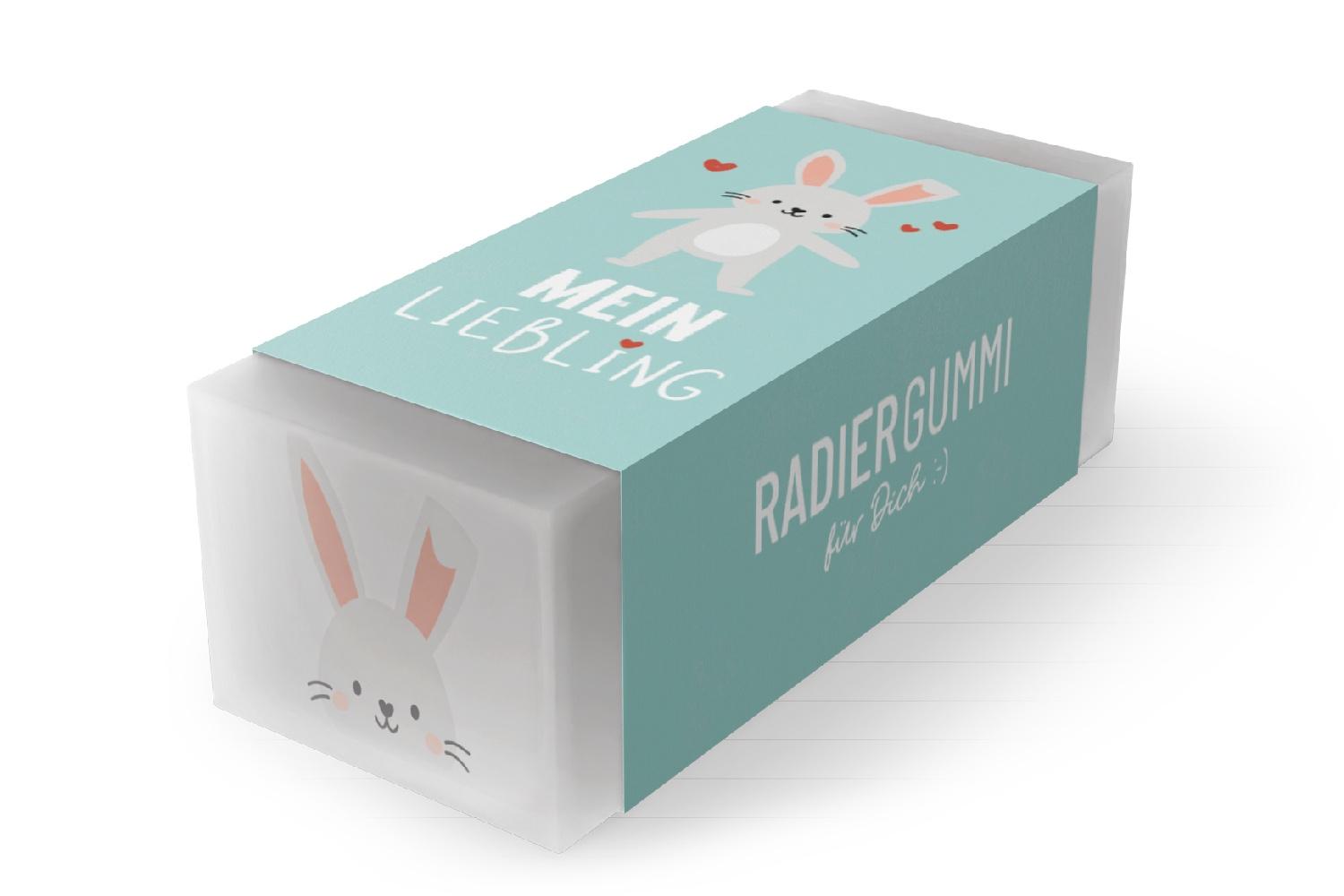Geschenk Für Dich Radiergummi Hase Liebling