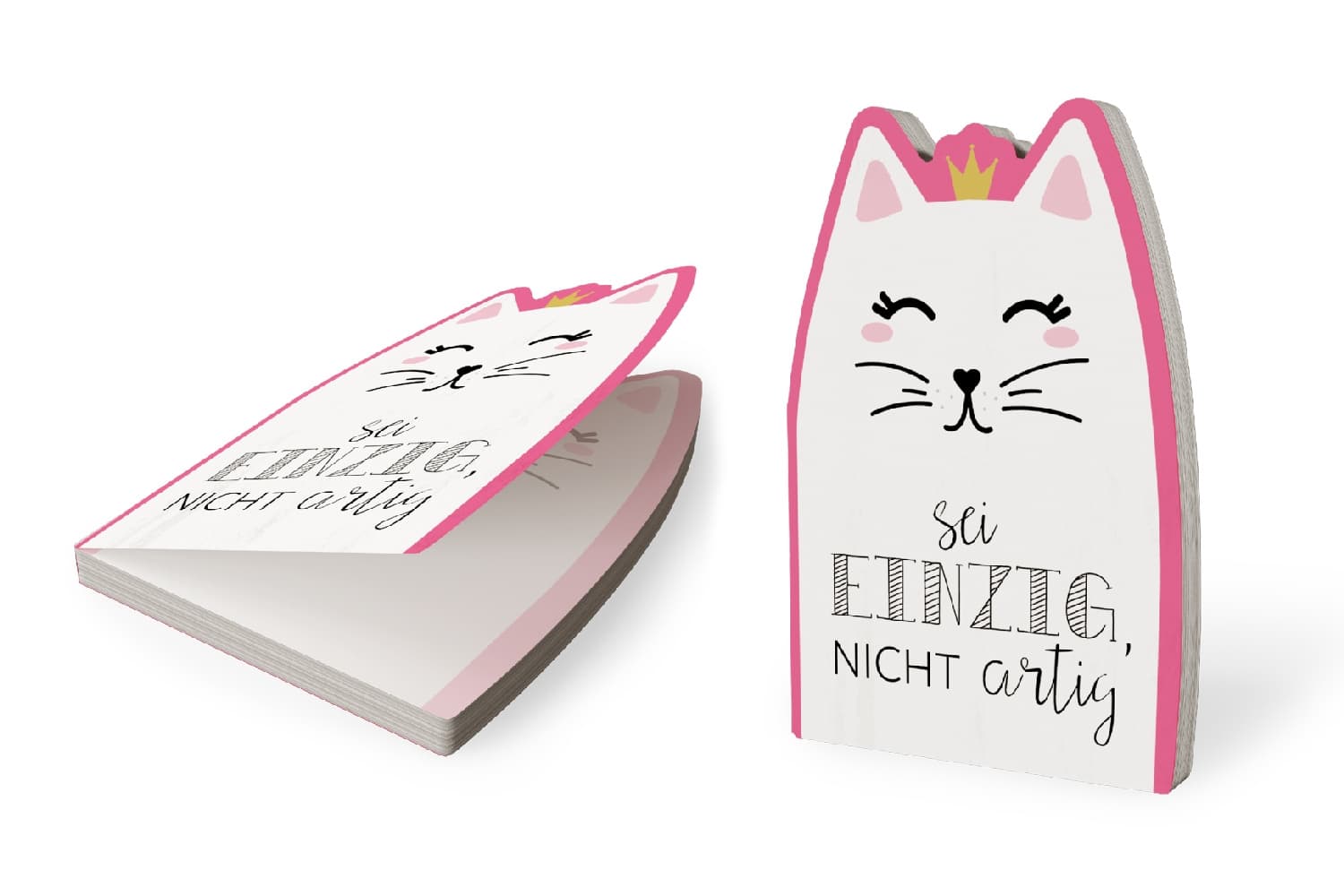 Geschenk Für Dich Notizblock Katze
