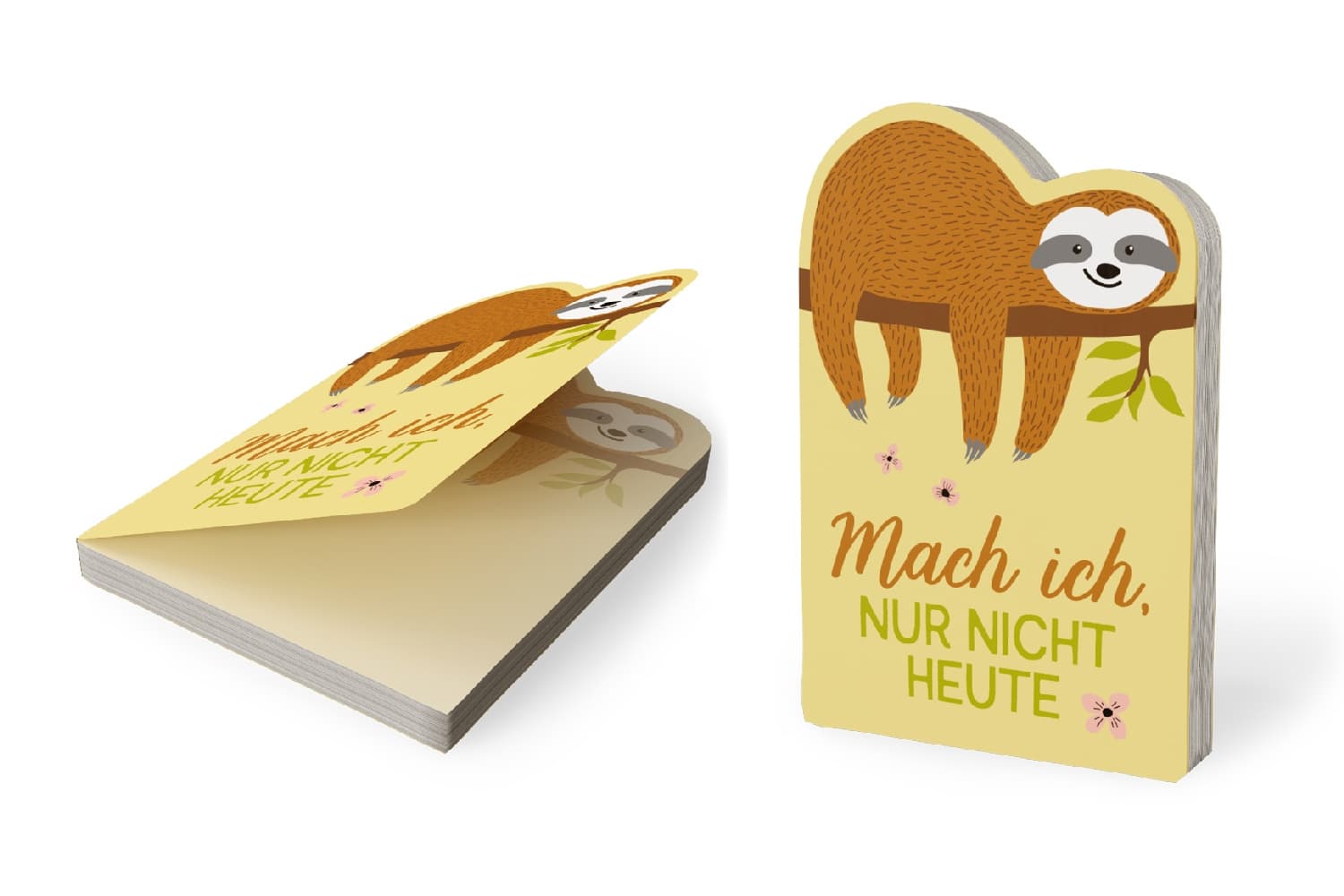 Geschenk Für Dich Notizblock Faultier