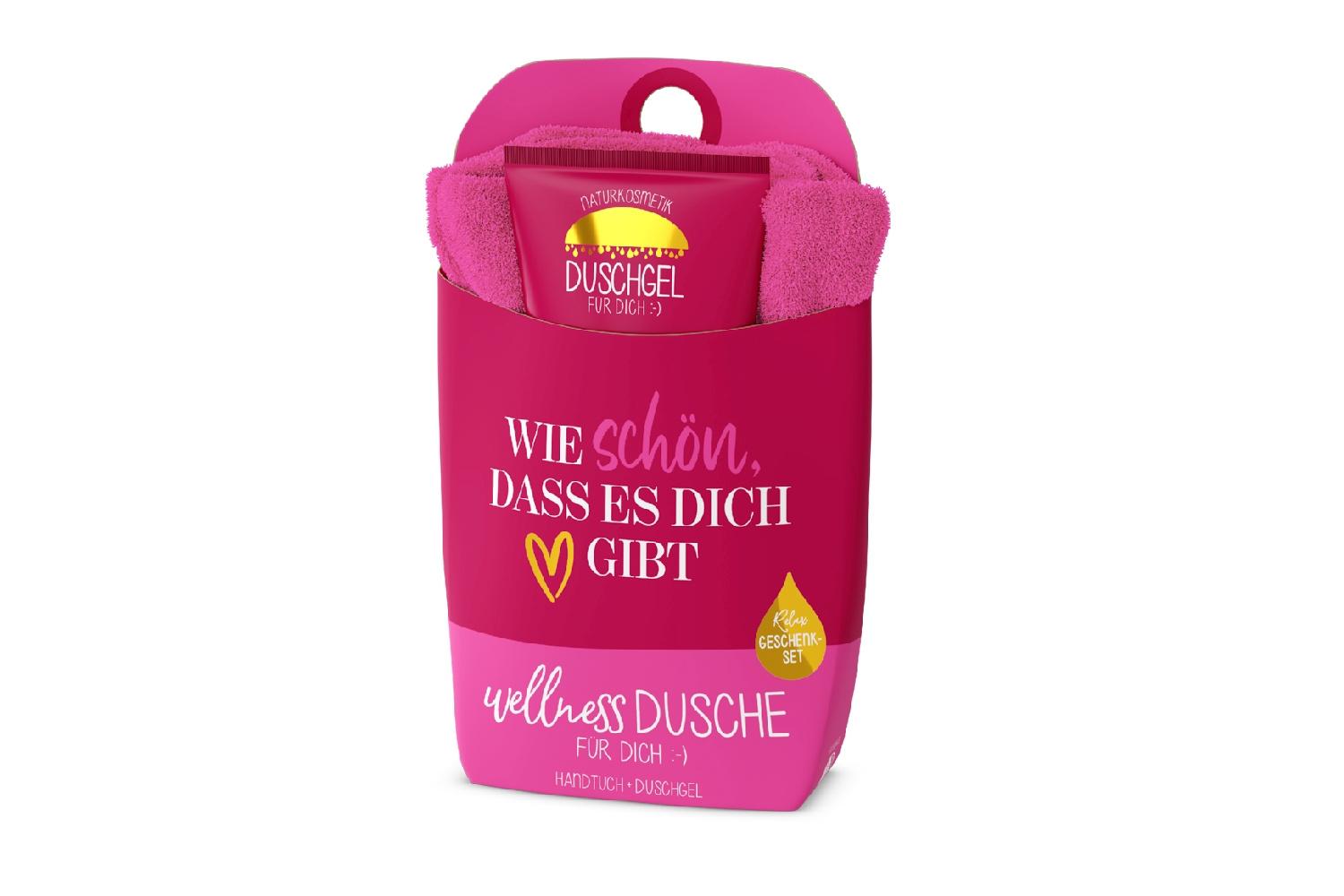 Geschenk für Dich Wellnessdusche Wie schön, dass es dich gibt