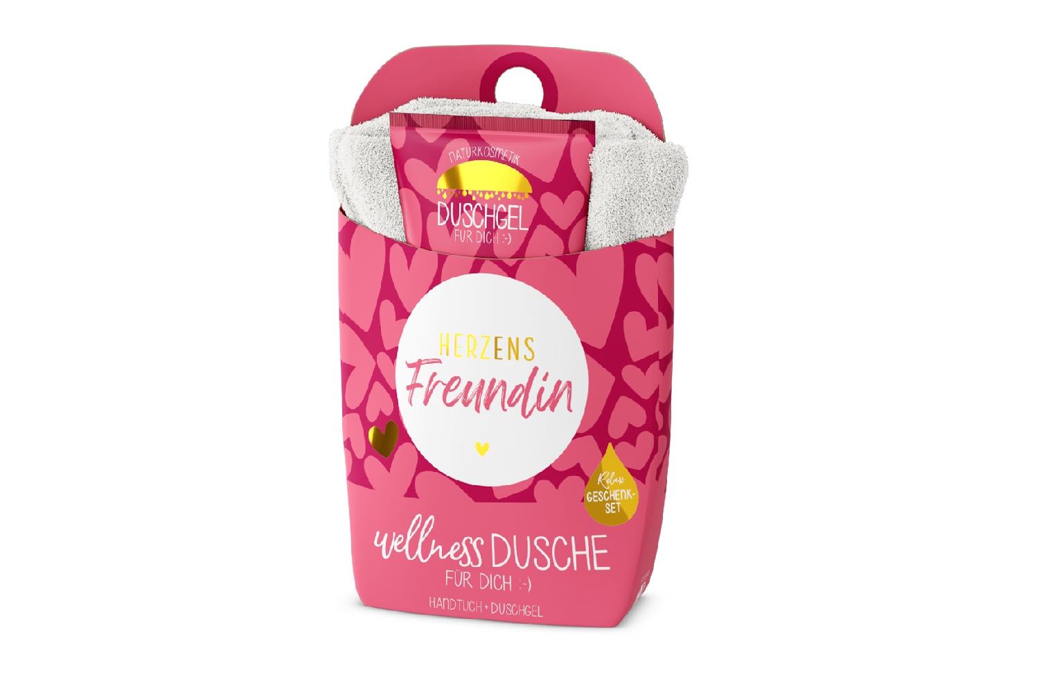 Geschenk für Dich Wellnessdusche Herzens Freundin