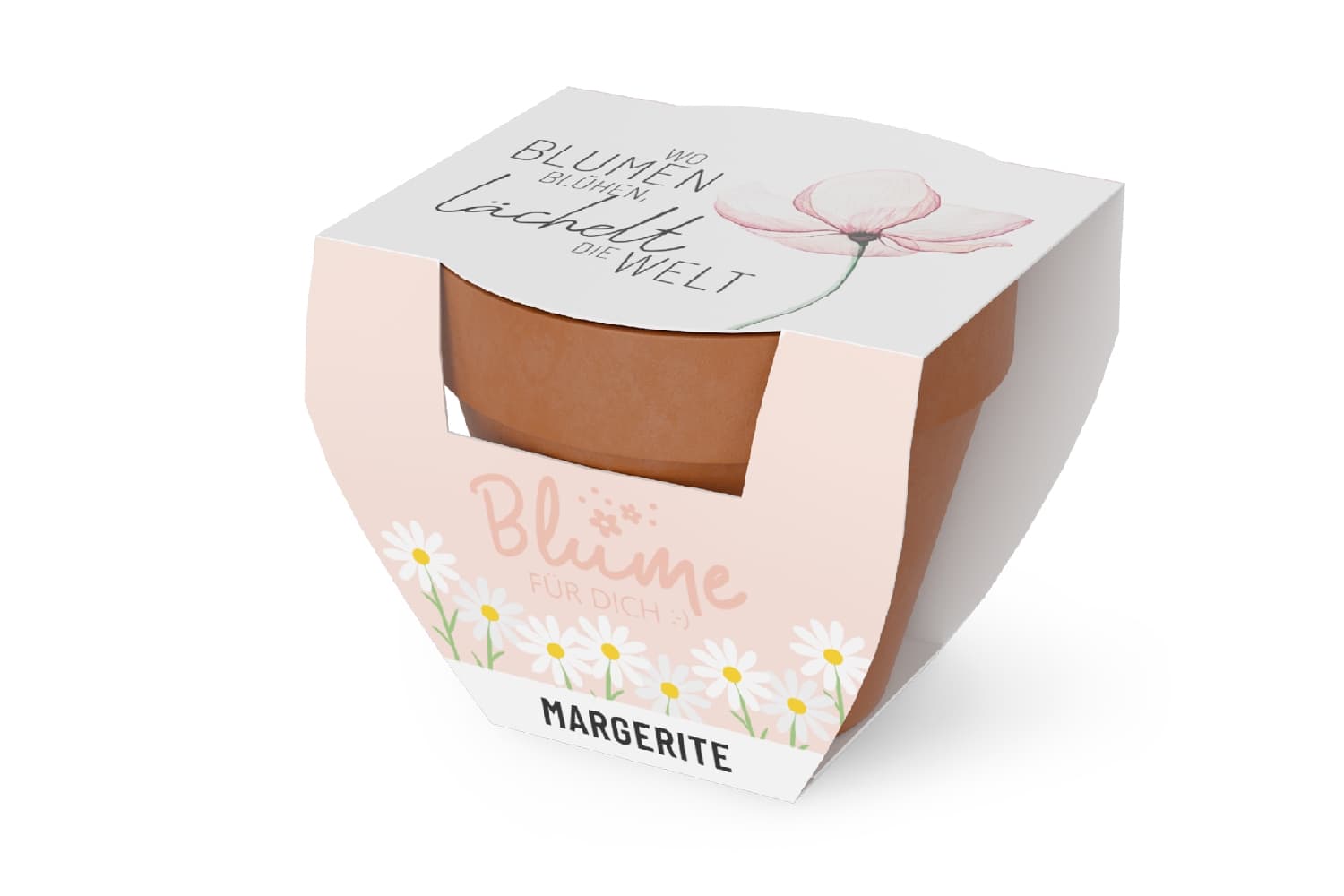 Geschenk für Dich Blumen Wo Blumen blühen, lächelt die Welt