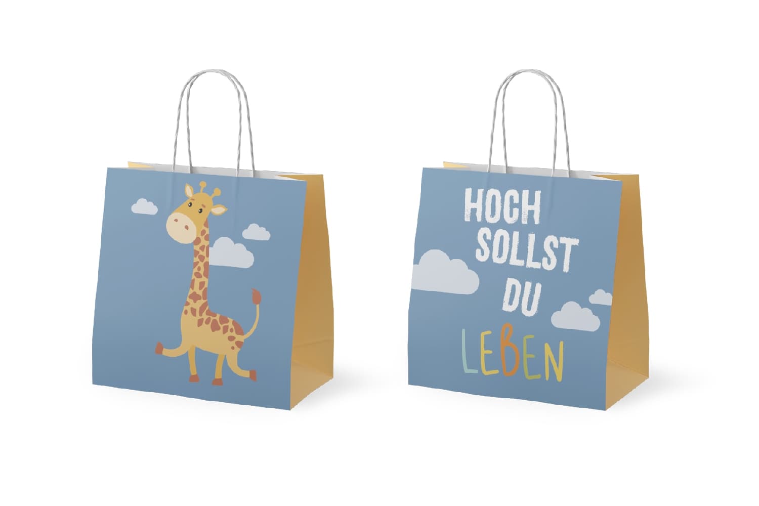 Geschenk für Dich Geschenktüte Hoch sollst du leben