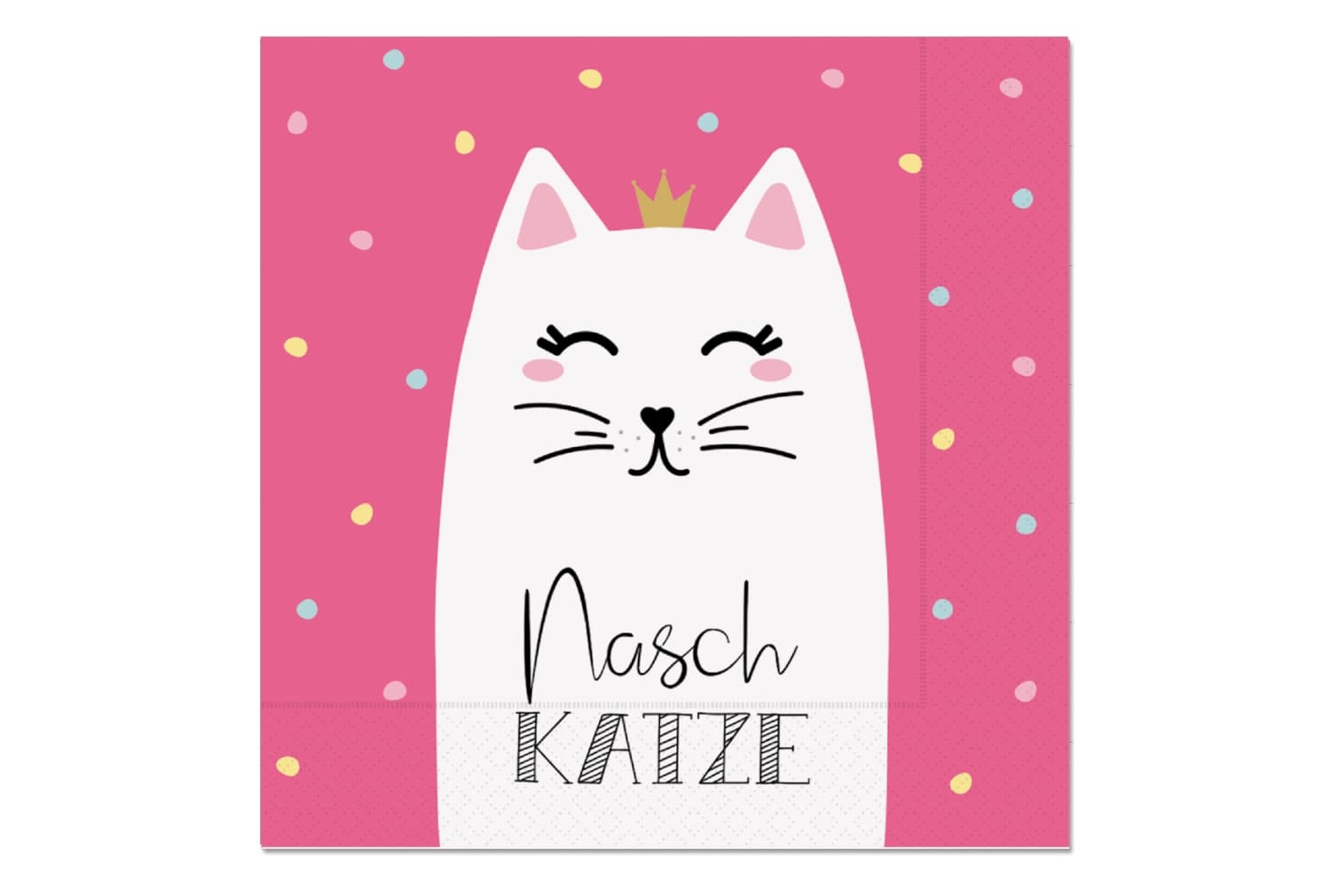 Geschenk für Dich Serviette Katze 33x33cm