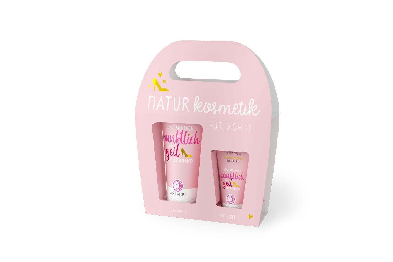 Geschenk für Dich Kosmetikset Entweder pünktlich oder geil aussehen