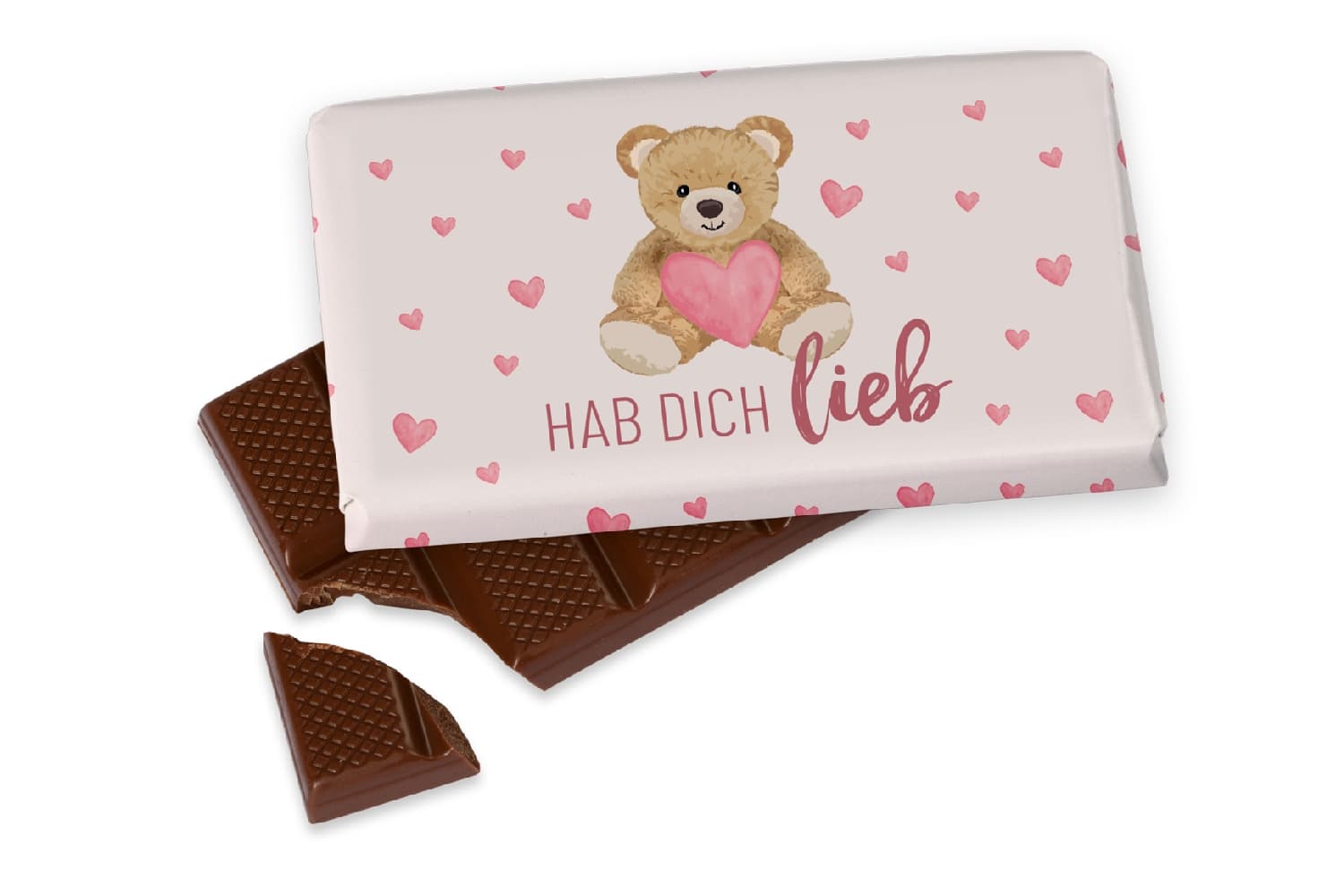 Geschenk für Dich Schokolade Hab dich lieb