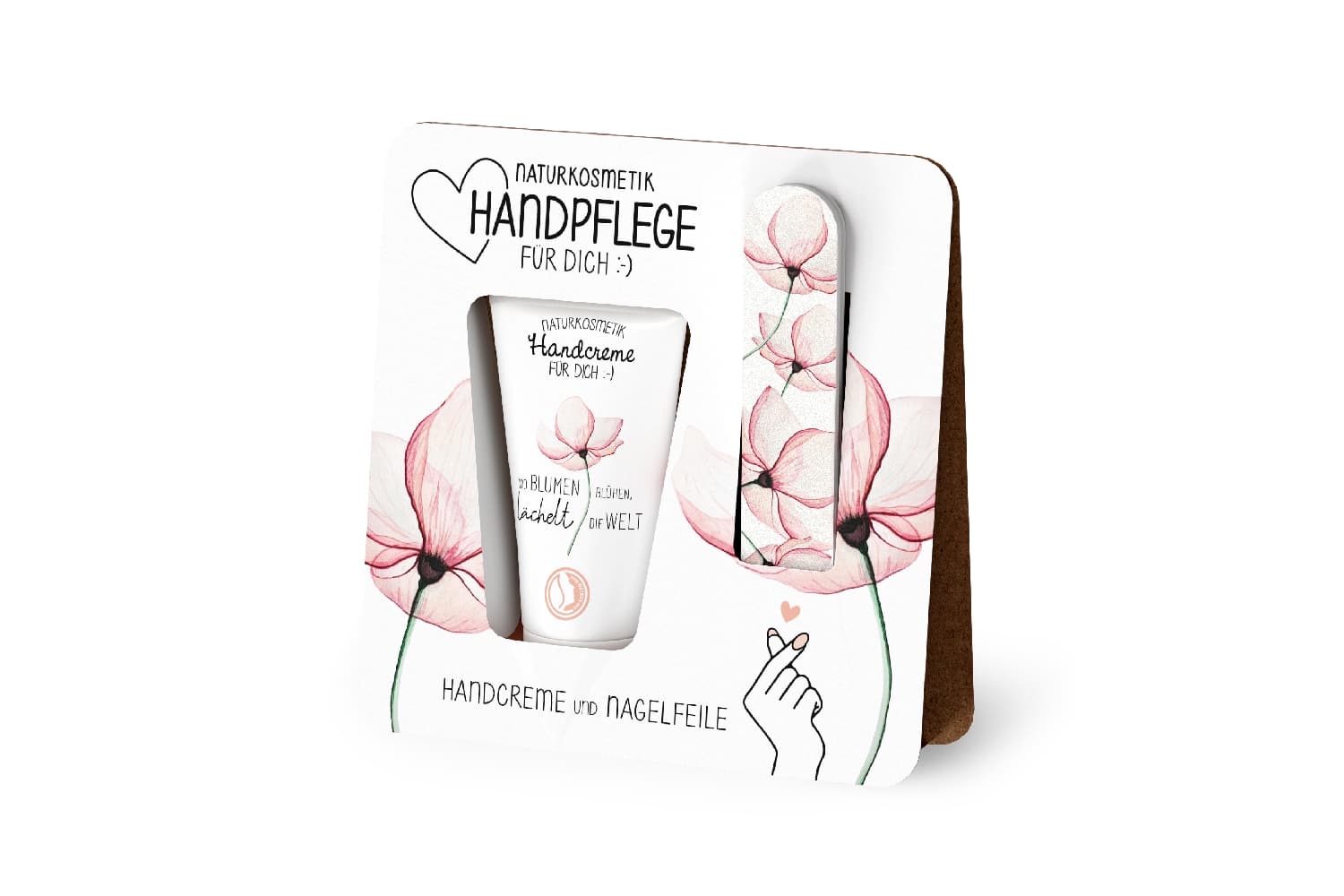 Geschenk für Dich Handpflege Wo Blumen blühen, lächelt die Welt 