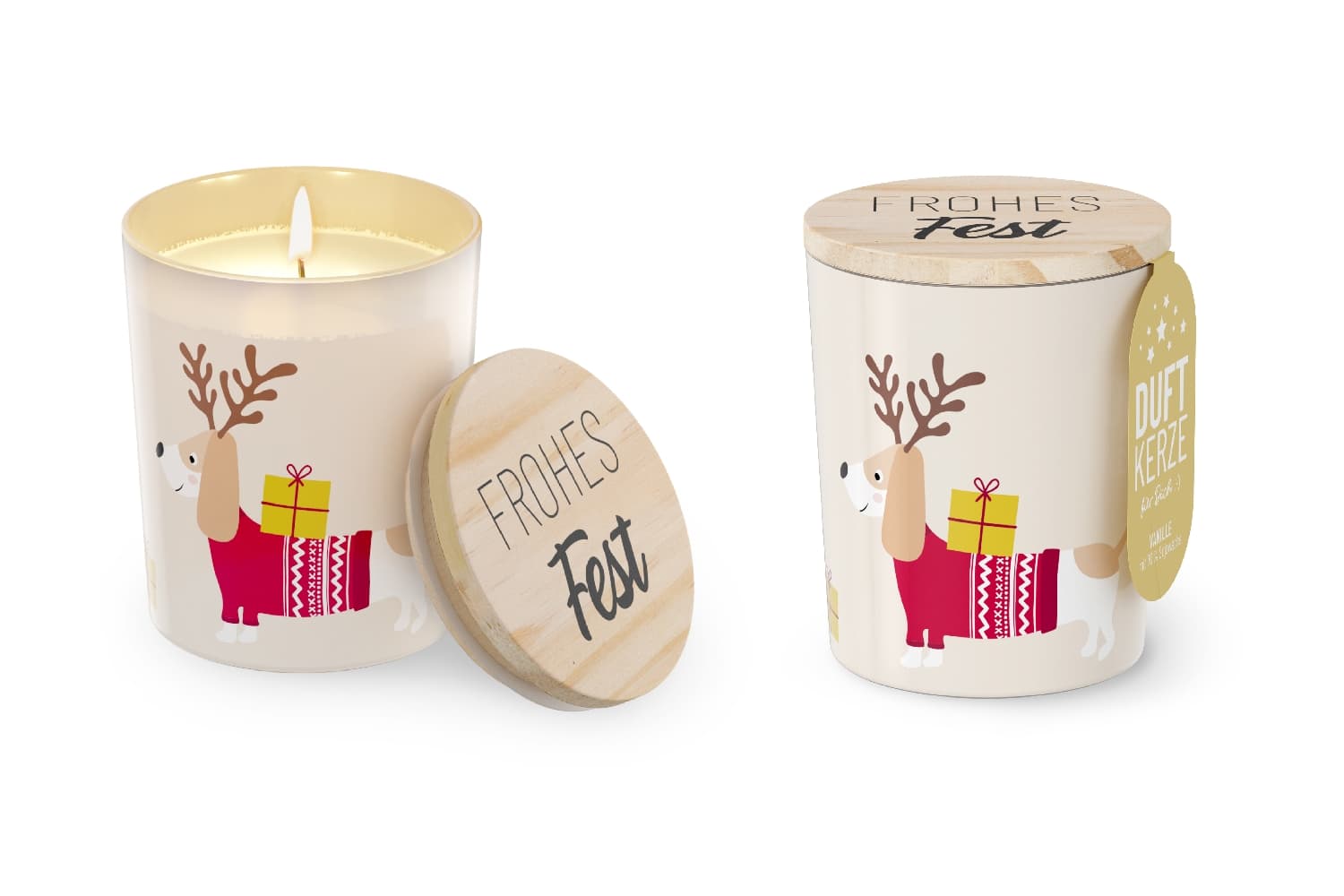Geschenk für Dich Duftkerzen Frohes Fest