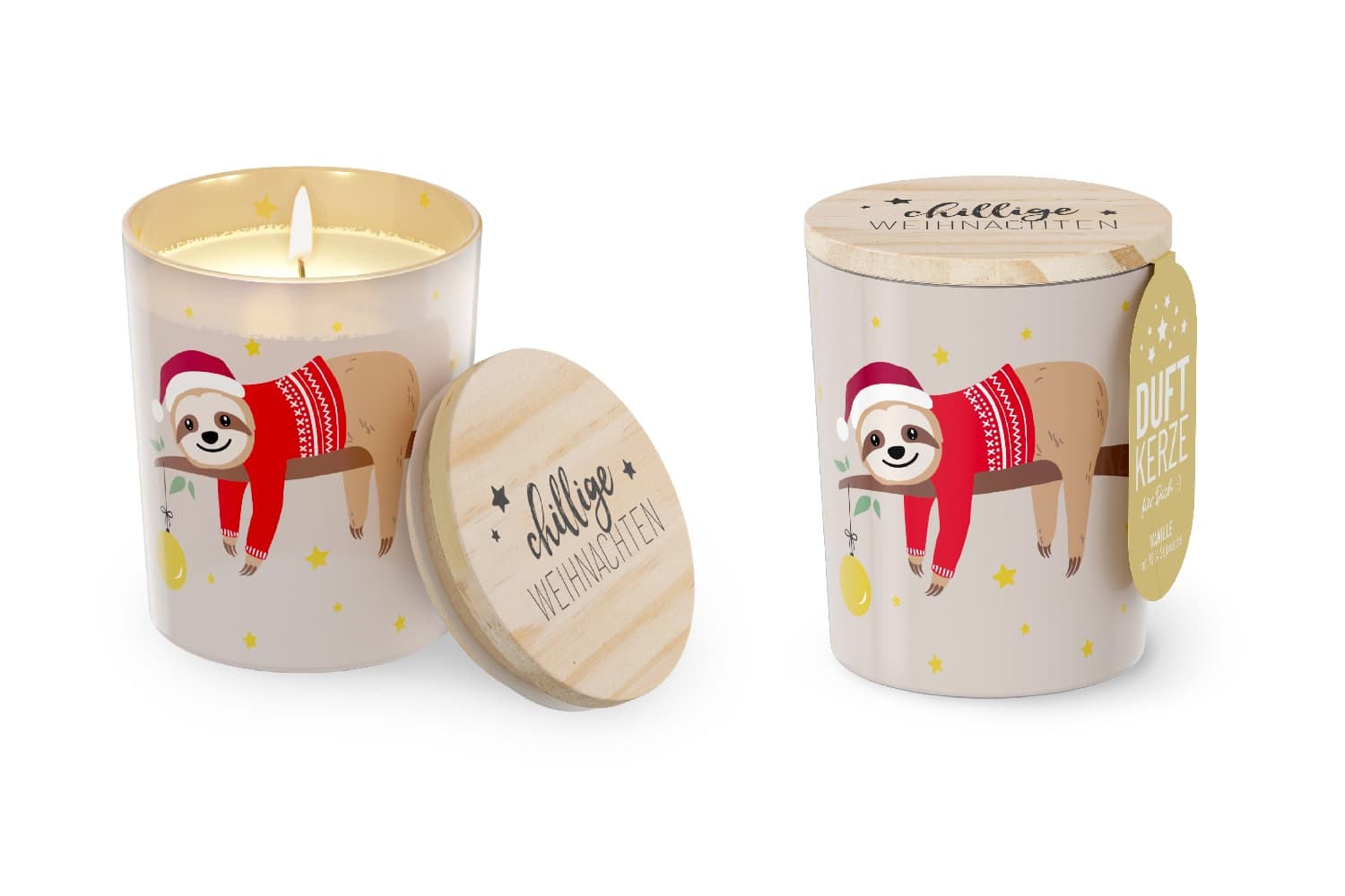Geschenk für Dich Duftkerzen Chillige Weihnachten