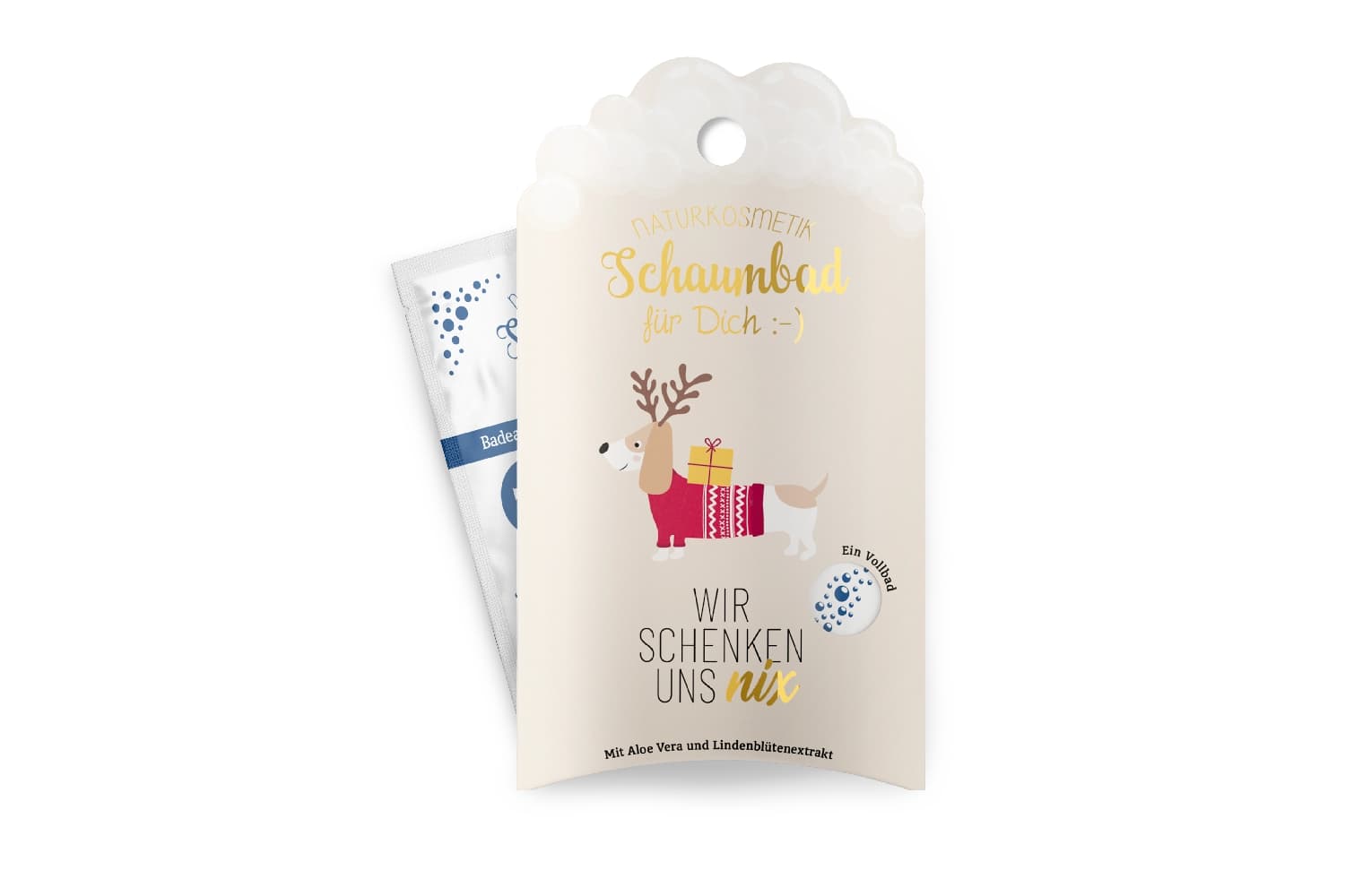 Geschenk für Dich Schaumbad Wir schenken uns nix