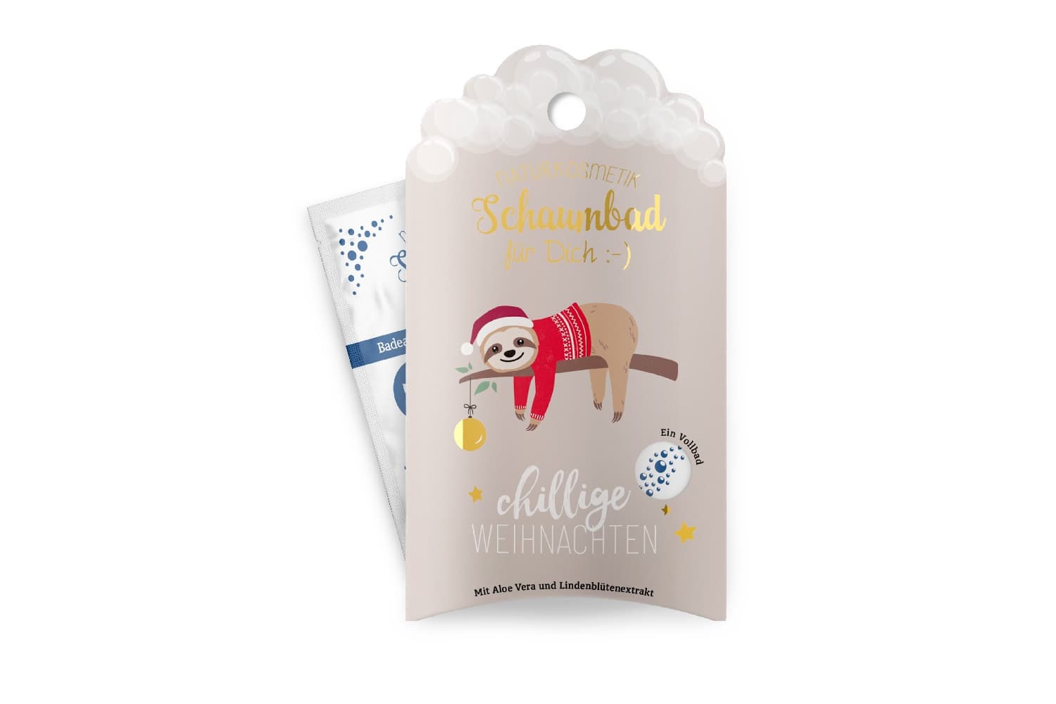 Geschenk für Dich Schaumbad Chillige Weihnachten