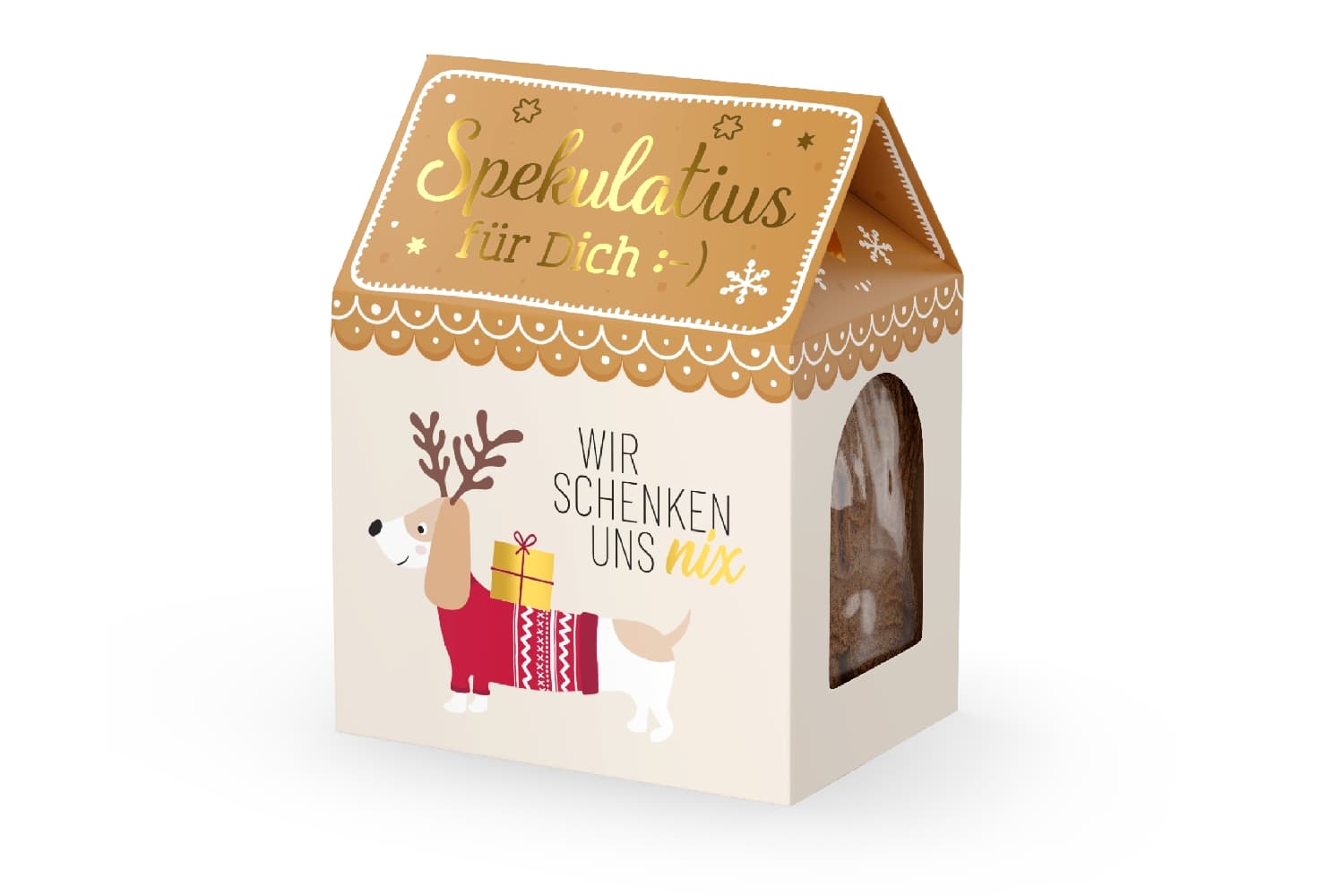 Geschenk für Dich Spekulatius Wir schenken uns nix