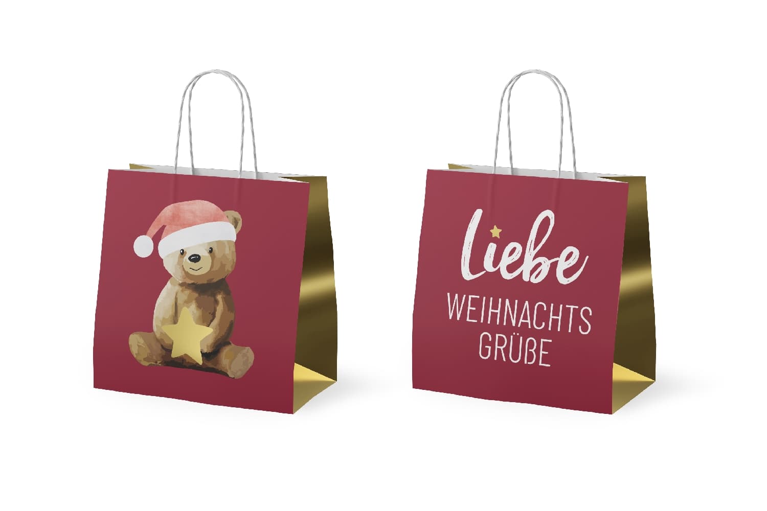 Geschenk für Dich Geschenktüte Liebe Weihnachtsgrüße