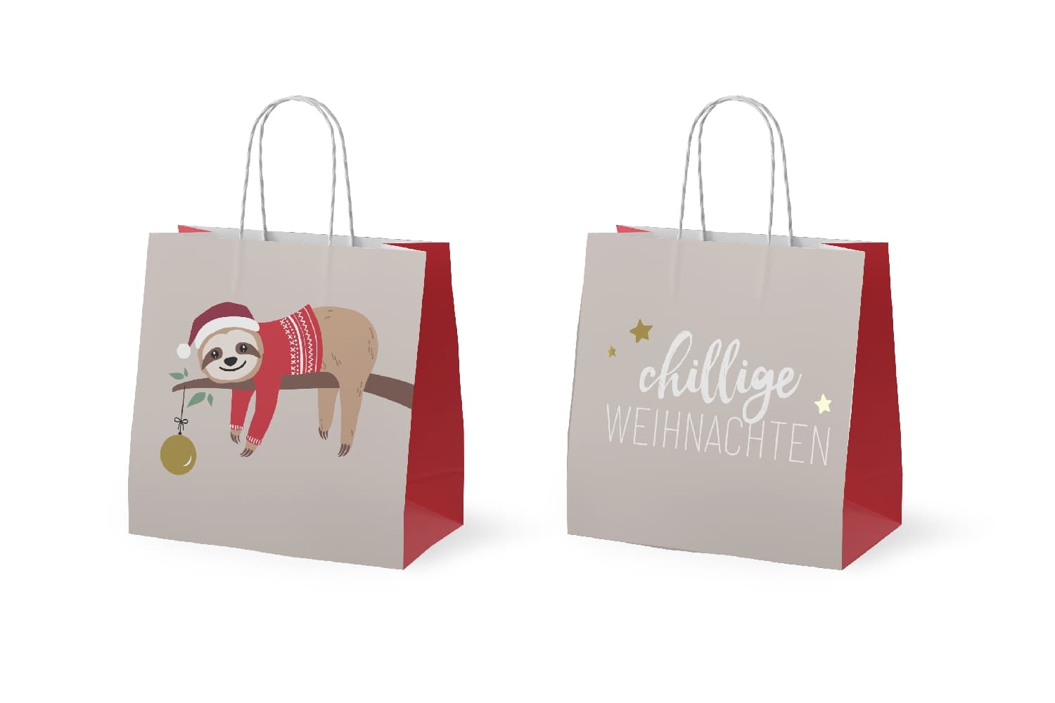 Geschenk für Dich Geschenktüte Chillige Weihnachten 