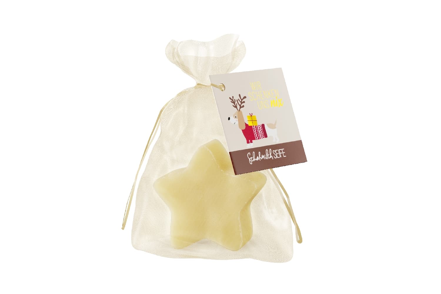 Geschenk für Dich Seife Wir schenken uns nix